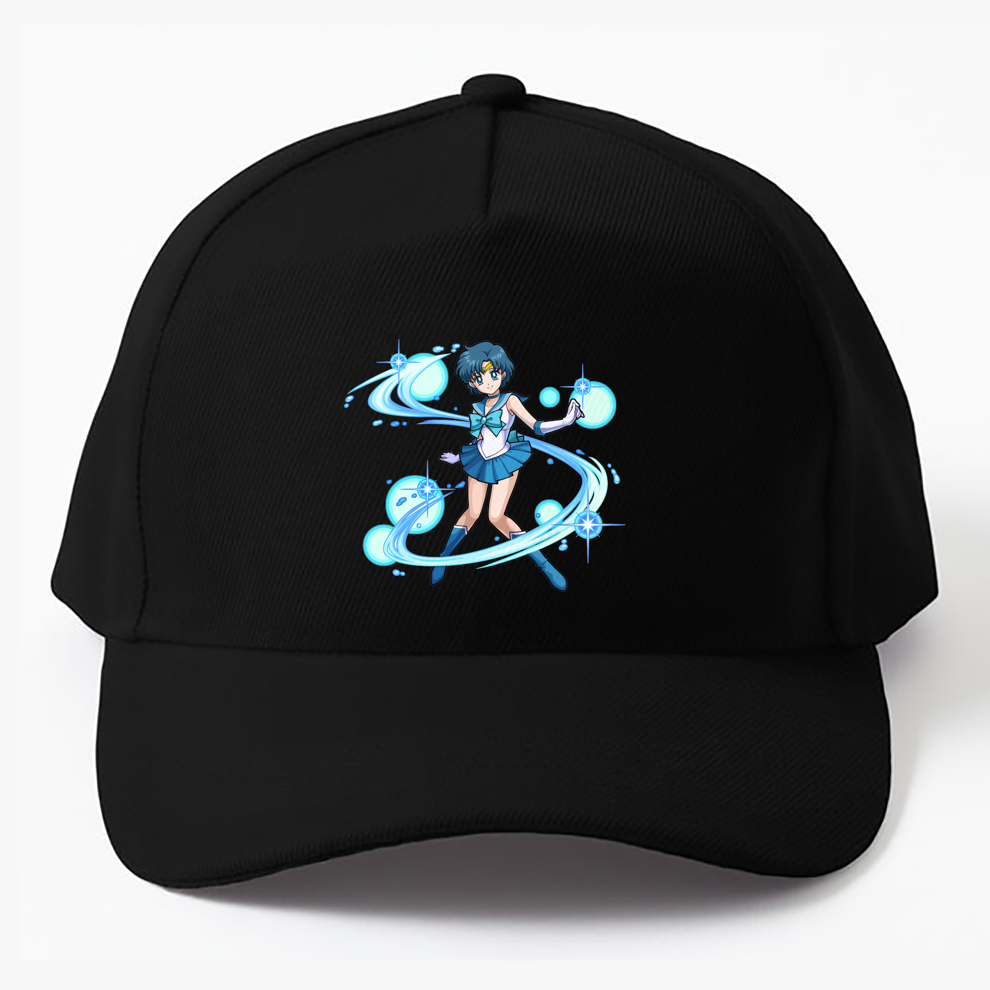 （画像用） 美少女戦士セーラームーン 水野 亜美 みずの あみ Sailor Moon Mizuno Ami ベースボールキャップ 綿100％ 男女兼用 帽子 スポーツ