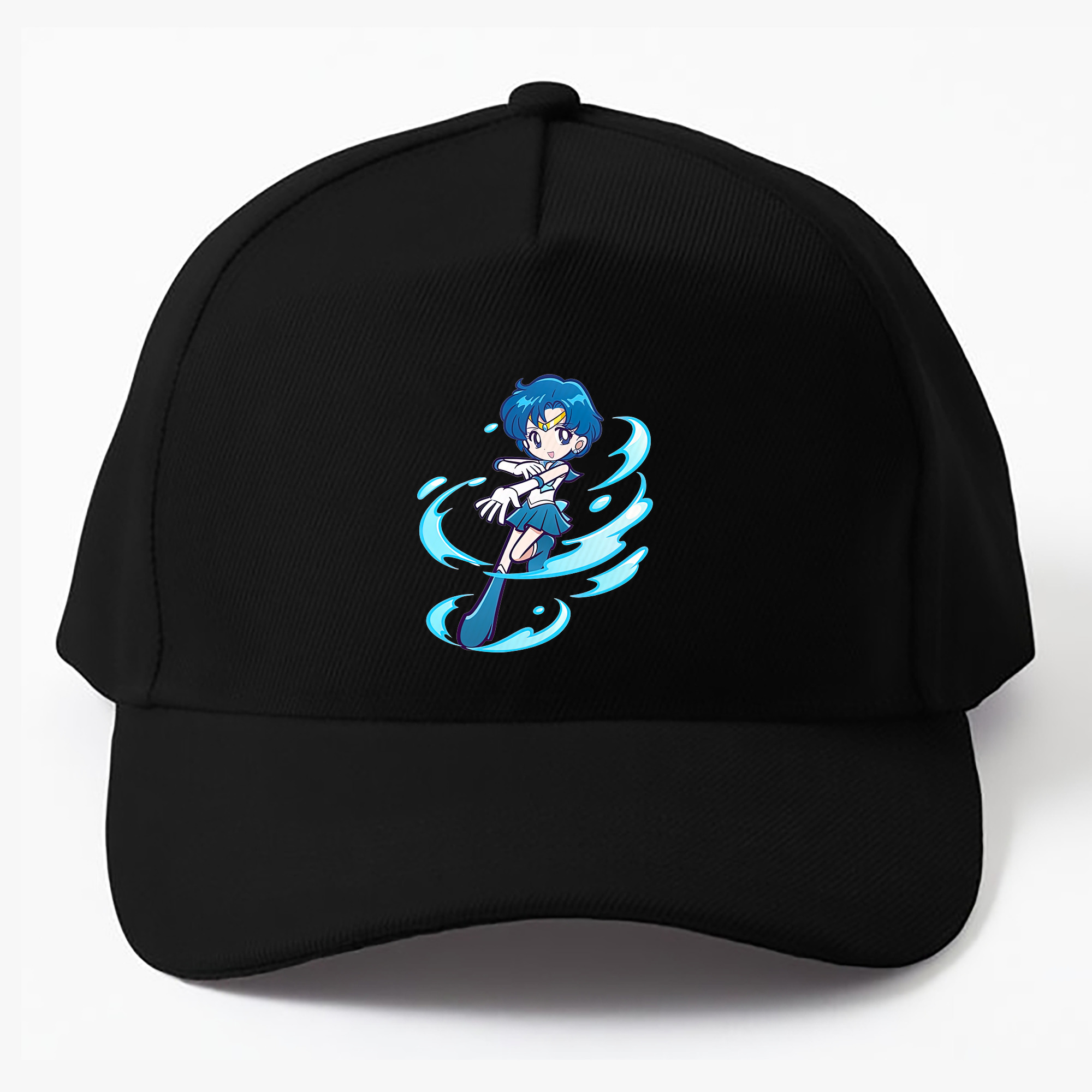 （画像用） 美少女戦士セーラームーン 水野 亜美 みずの あみ Sailor Moon Mizuno Ami ベースボールキャップ 綿100％ 男女兼用 帽子 スポーツ
