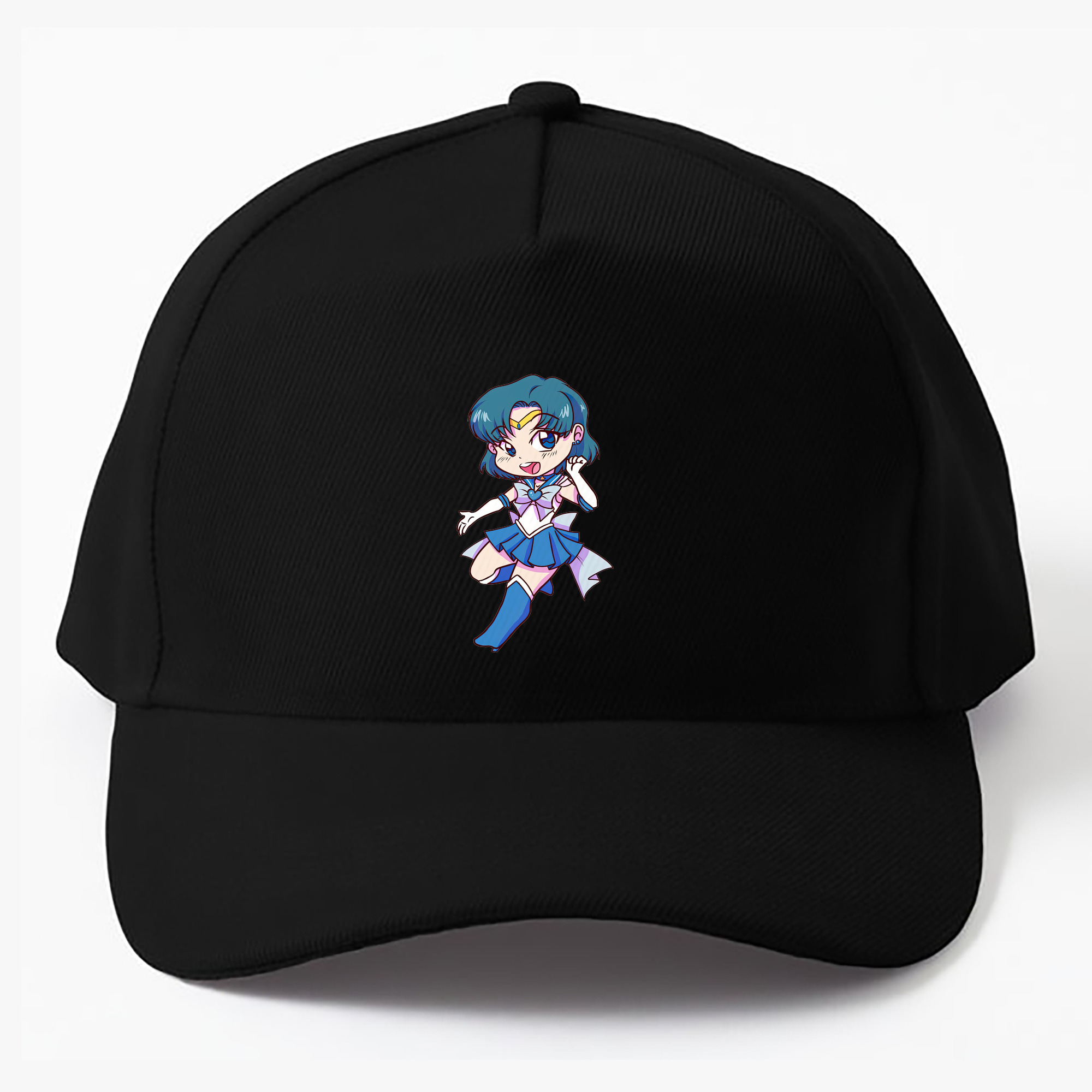 （画像用） 美少女戦士セーラームーン 水野 亜美 みずの あみ Sailor Moon Mizuno Ami ベースボールキャップ 綿100％ 男女兼用 帽子 スポーツ