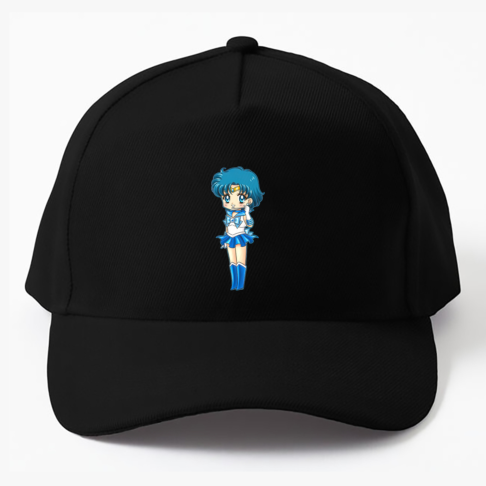 （画像用） 美少女戦士セーラームーン 水野 亜美 みずの あみ Sailor Moon Mizuno Ami ベースボールキャップ 綿100％ 男女兼用 帽子 スポーツ