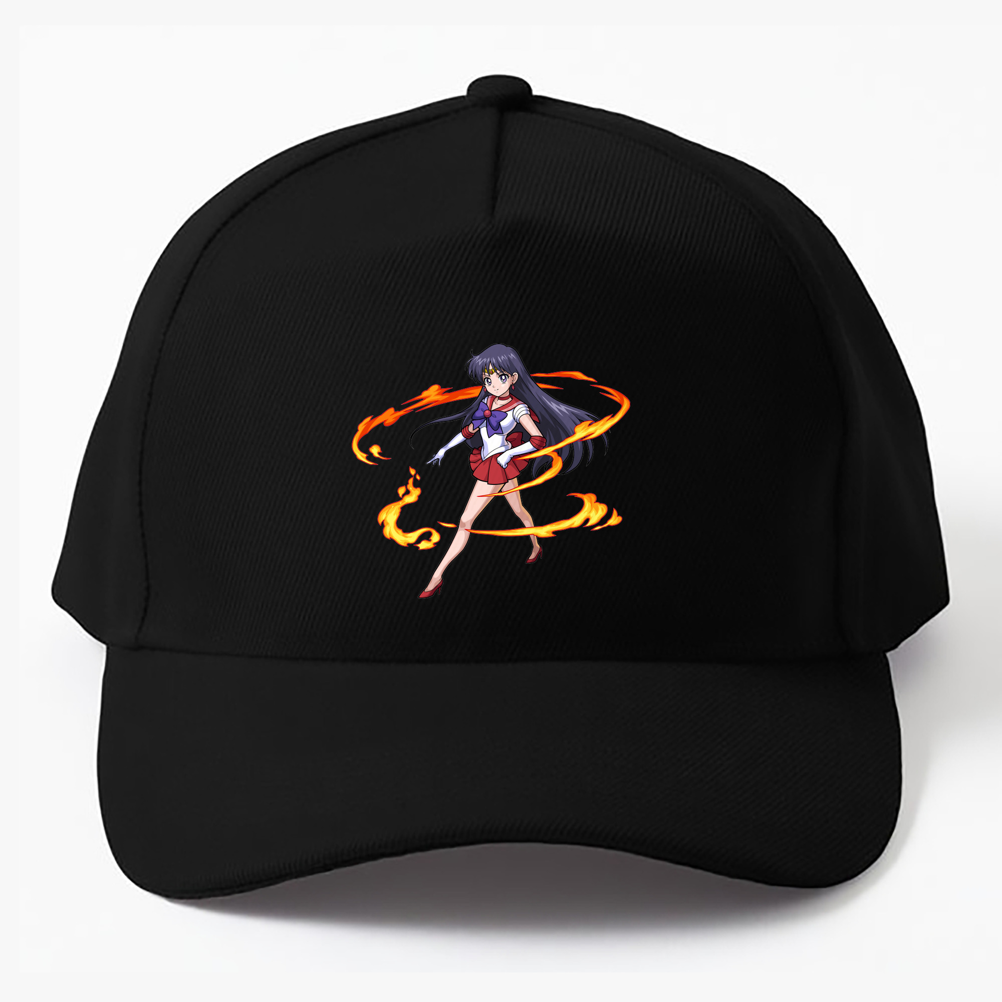 （画像用） 美少女戦士セーラームーン 火野レイ ひの レイ Sailor Moon Hino Rei （セーラーマーズ,Sailor Mars） ベースボールキャップ 綿100％ 男女兼用 帽子 スポーツ