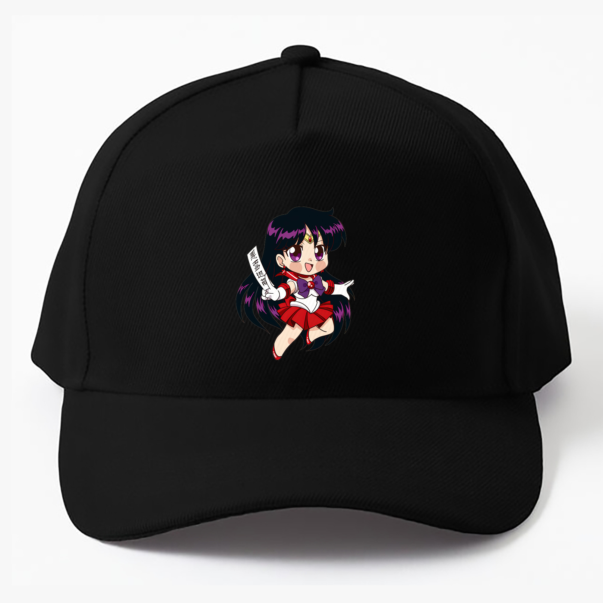 （画像用） 美少女戦士セーラームーン 火野レイ ひの レイ Sailor Moon Hino Rei （セーラーマーズ,Sailor Mars） ベースボールキャップ 綿100％ 男女兼用 帽子 スポーツ
