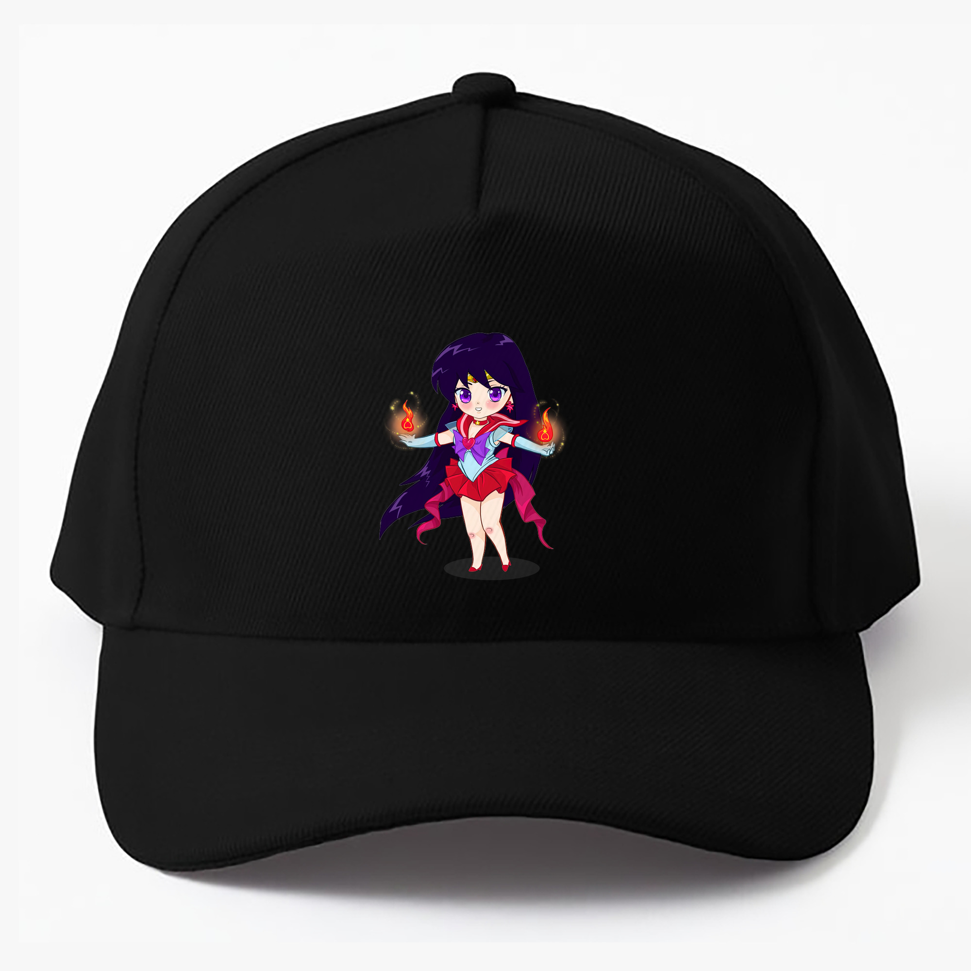 （画像用） 美少女戦士セーラームーン 火野レイ ひの レイ Sailor Moon Hino Rei （セーラーマーズ,Sailor Mars） ベースボールキャップ 綿100％ 男女兼用 帽子 スポーツ
