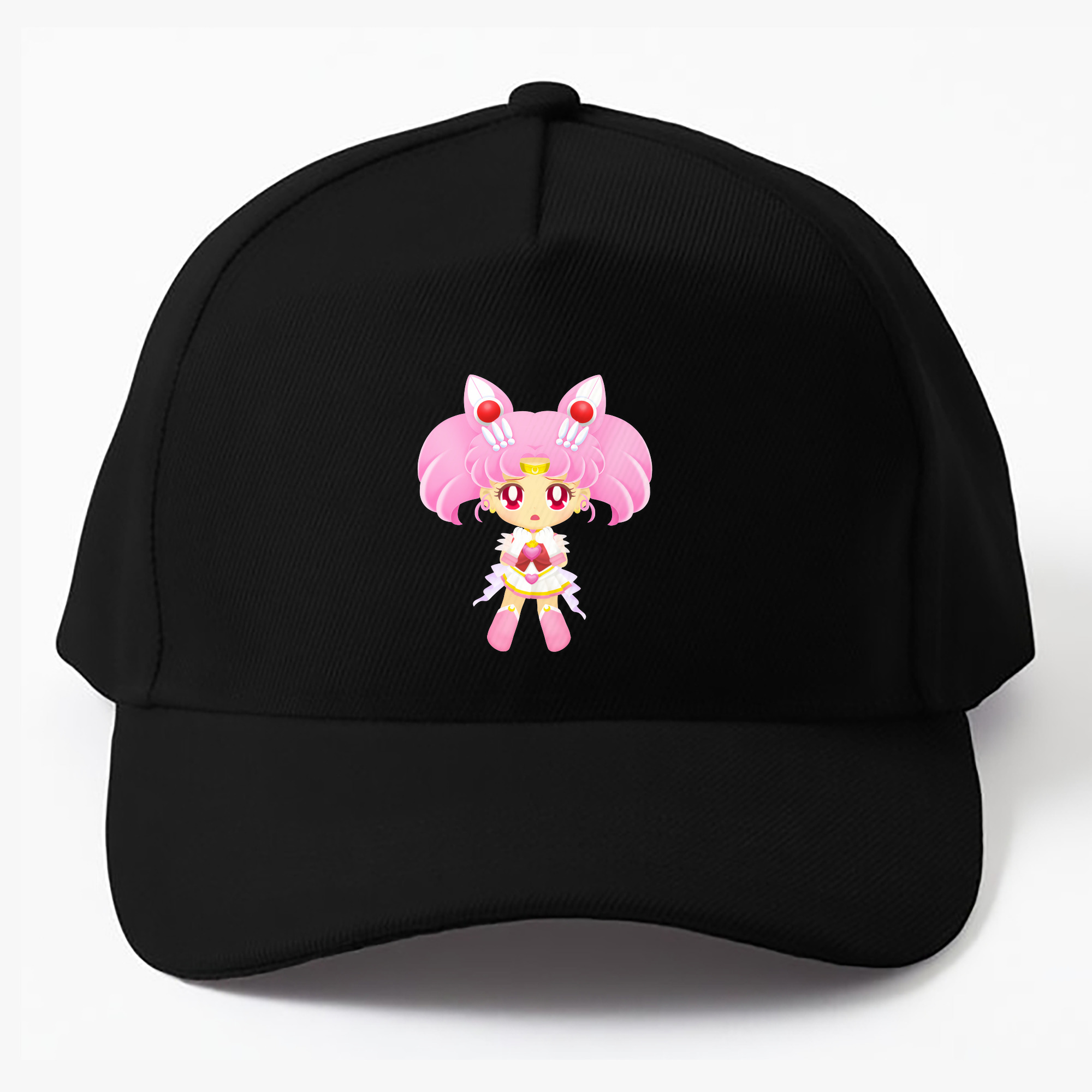 （画像用） 美少女戦士セーラームーン ちびうさ Sailor Moon Chibiusa Tsukino Usagi Small Lady Serenity ベースボールキャップ 綿100％ 男女兼用 帽子 スポーツ