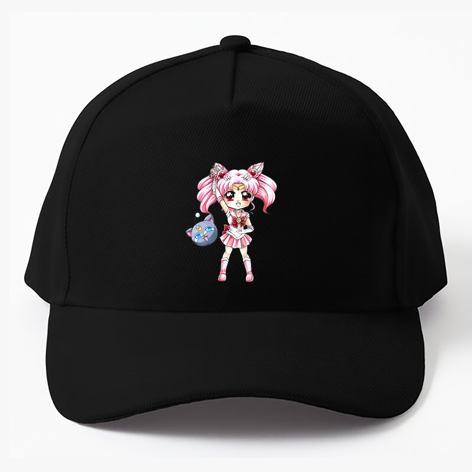 （画像用） 美少女戦士セーラームーン ちびうさ Sailor Moon Chibiusa Tsukino Usagi Small Lady Serenity ベースボールキャップ 綿100％ 男女兼用 帽子 スポーツ