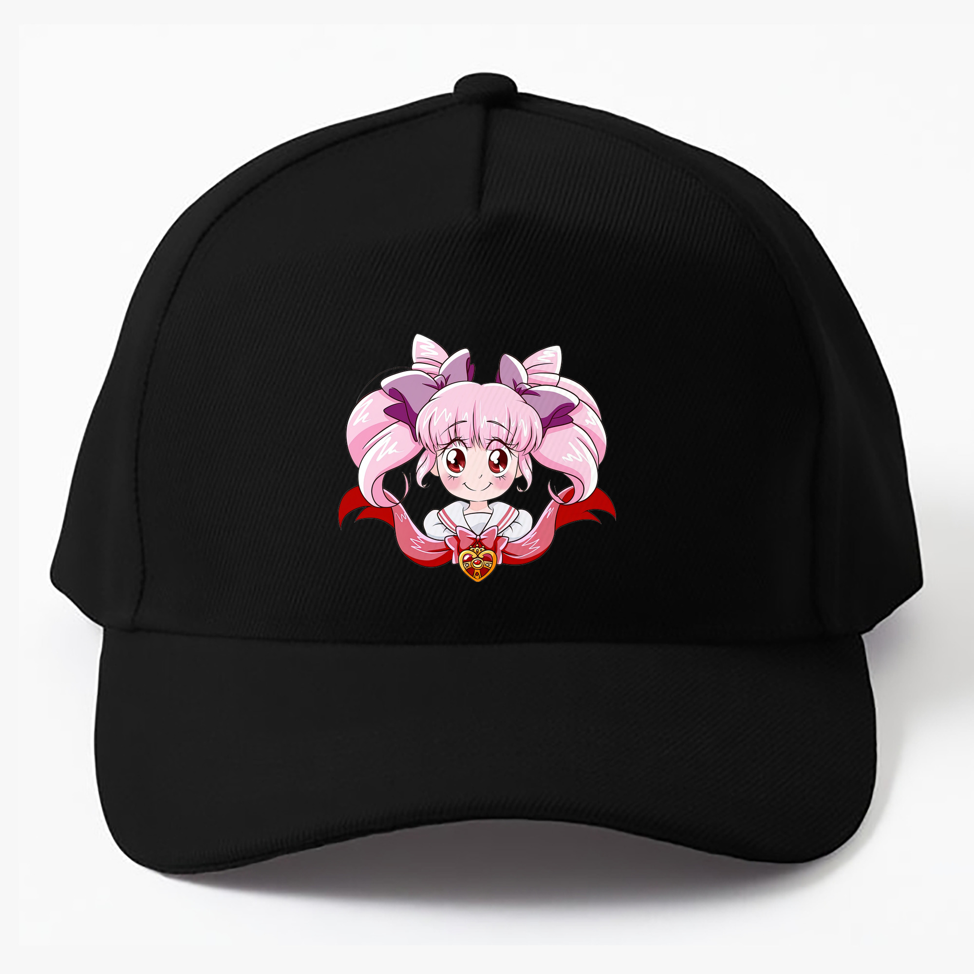 （画像用） 美少女戦士セーラームーン ちびうさ Sailor Moon Chibiusa Tsukino Usagi Small Lady Serenity ベースボールキャップ 綿100％ 男女兼用 帽子 スポーツ