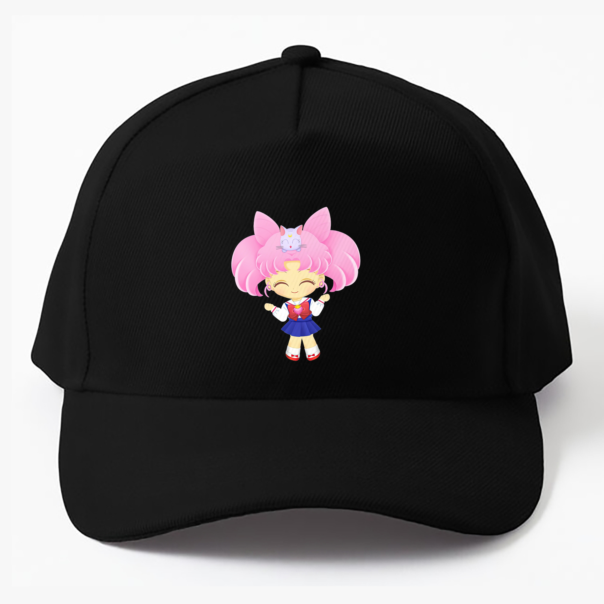 （画像用） 美少女戦士セーラームーン ちびうさ Sailor Moon Chibiusa Tsukino Usagi Small Lady Serenity ベースボールキャップ 綿100％ 男女兼用 帽子 スポーツ