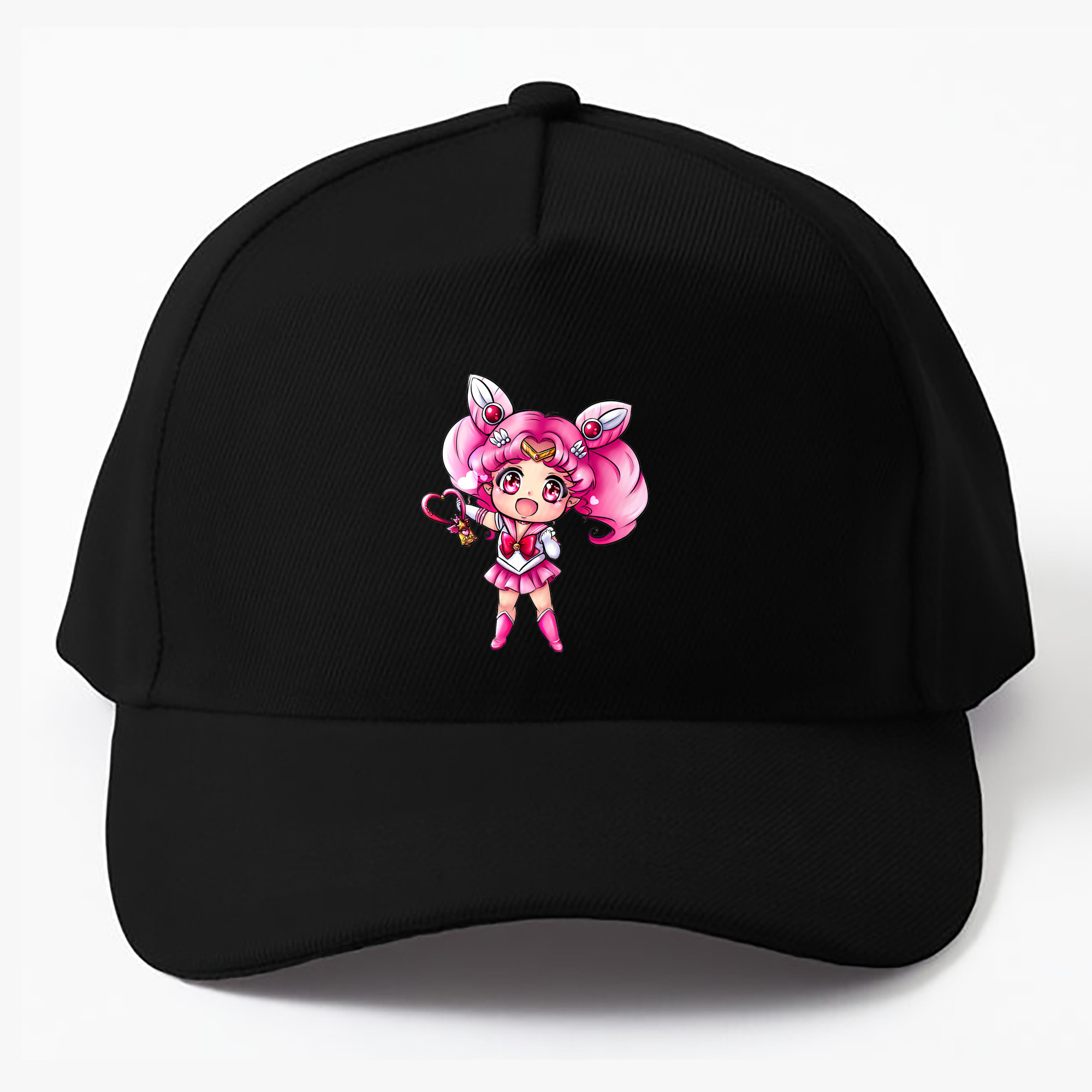 （画像用） 美少女戦士セーラームーン ちびうさ Sailor Moon Chibiusa Tsukino Usagi Small Lady Serenity ベースボールキャップ 綿100％ 男女兼用 帽子 スポーツ