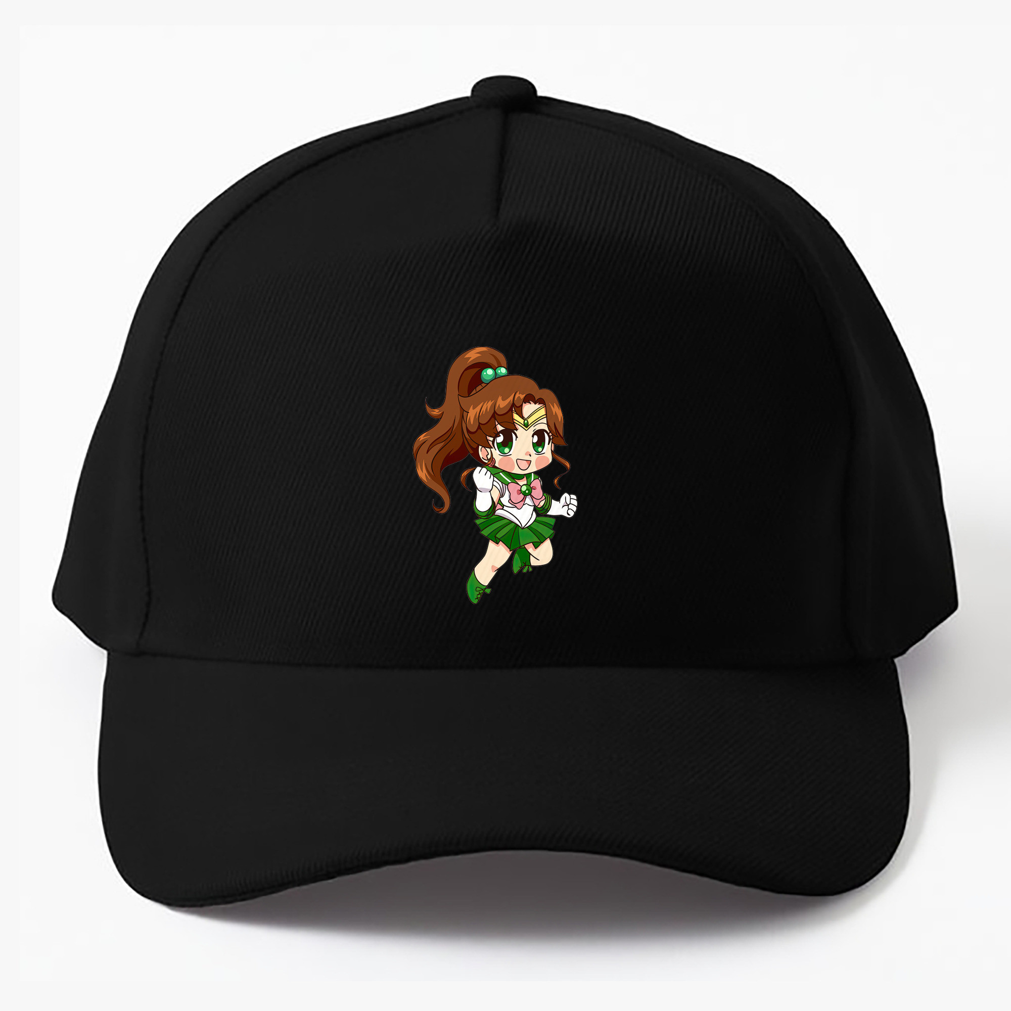 （画像用） 美少女戦士セーラームーン 木野 まこと きの まこと Sailor Moon Kino Makoto （セーラージュピター；Sailor Jupiter） ベースボールキャップ 綿100％ 男女兼用 帽子 スポーツ