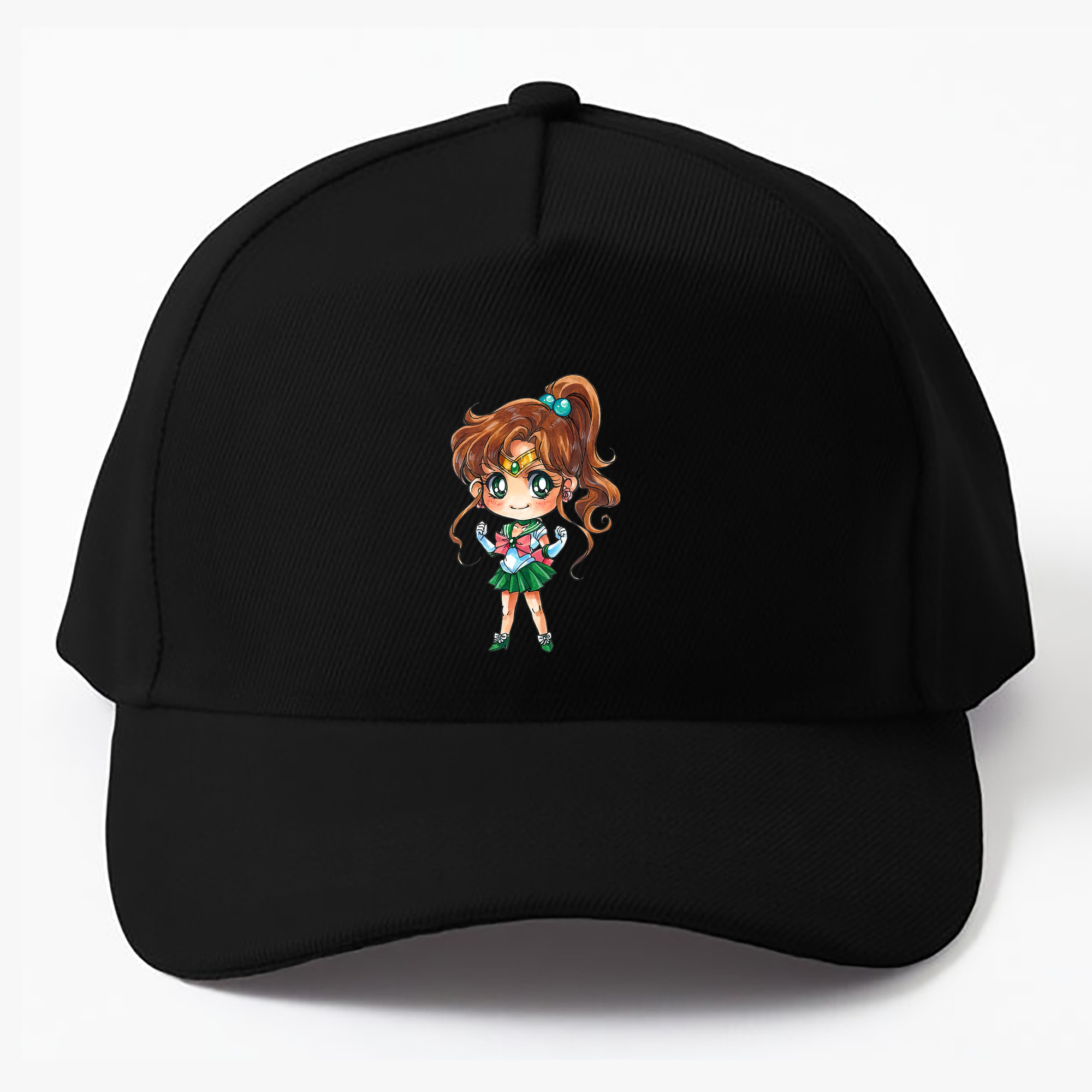 （画像用） 美少女戦士セーラームーン 木野 まこと きの まこと Sailor Moon Kino Makoto （セーラージュピター；Sailor Jupiter） ベースボールキャップ 綿100％ 男女兼用 帽子 スポーツ