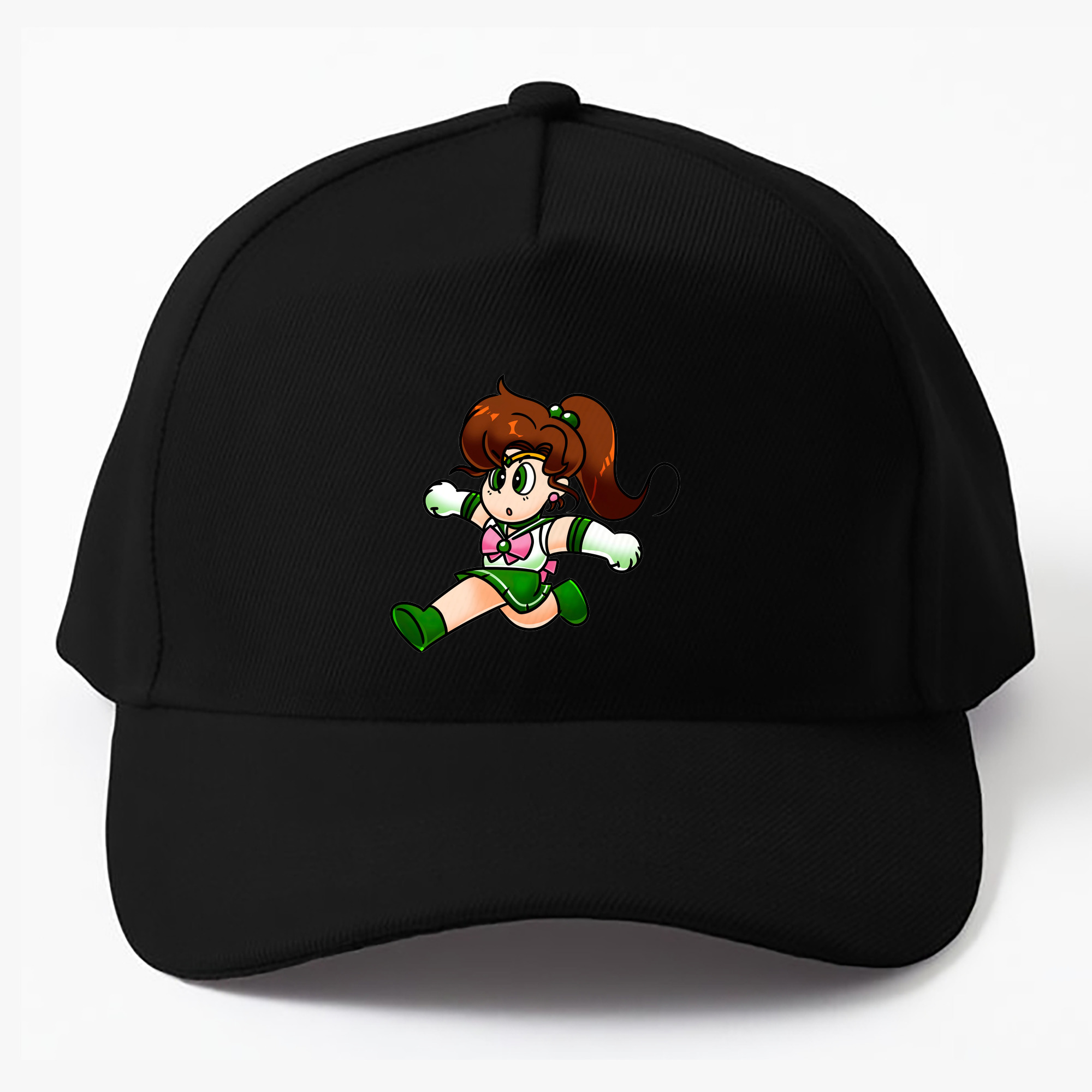 （画像用） 美少女戦士セーラームーン 木野 まこと きの まこと Sailor Moon Kino Makoto （セーラージュピター；Sailor Jupiter） ベースボールキャップ 綿100％ 男女兼用 帽子 スポーツ