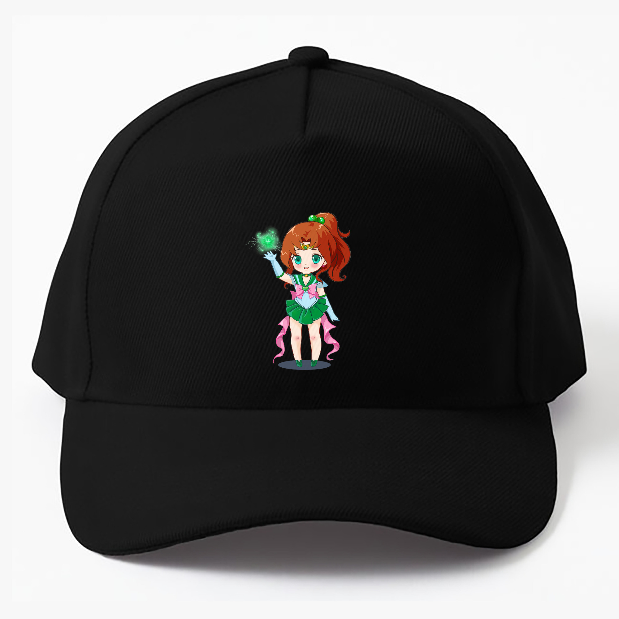 （画像用） 美少女戦士セーラームーン 木野 まこと きの まこと Sailor Moon Kino Makoto （セーラージュピター；Sailor Jupiter） ベースボールキャップ 綿100％ 男女兼用 帽子 スポーツ