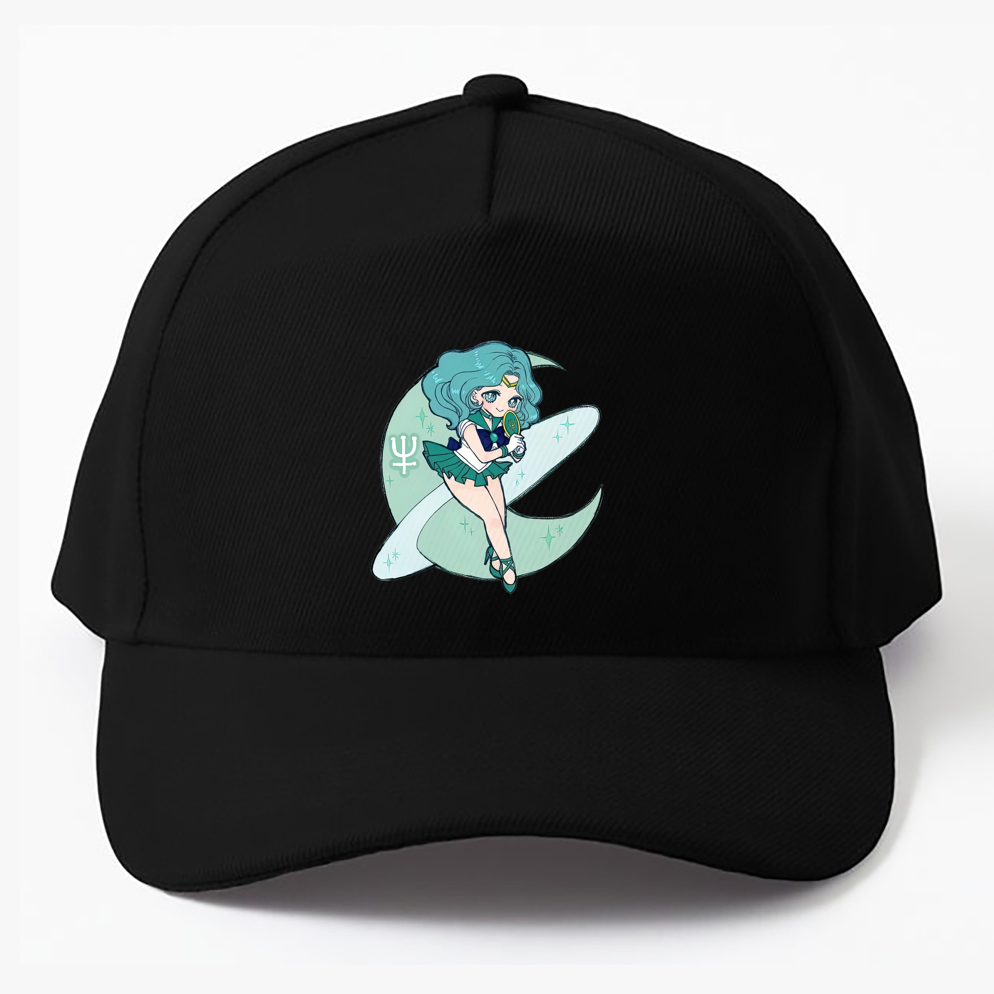 （画像用） 美少女戦士セーラームーン 海王 みちる（かいおう みちる） Sailor Moon Kaiou Michiru ベースボールキャップ 綿100％ 男女兼用 帽子 スポーツ