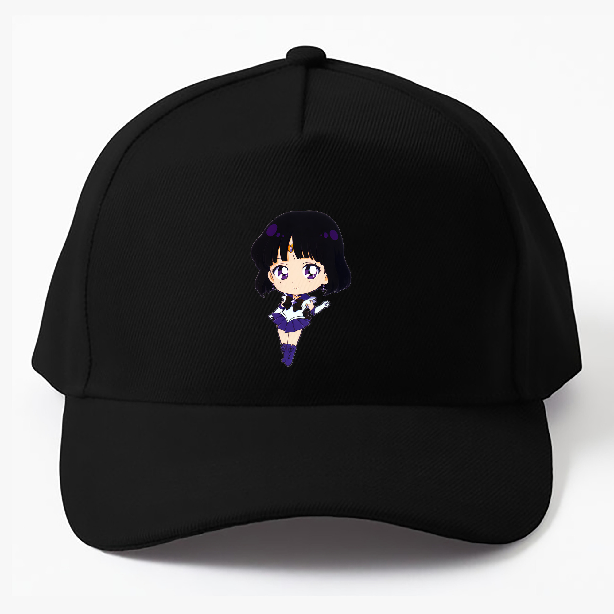 （画像用） 美少女戦士セーラームーン 土萠ほたる Sailor Moon Tomoe Hotaru （セーラーサターン；Sailor Saturn） ベースボールキャップ 綿100％ 男女兼用 帽子 スポーツ