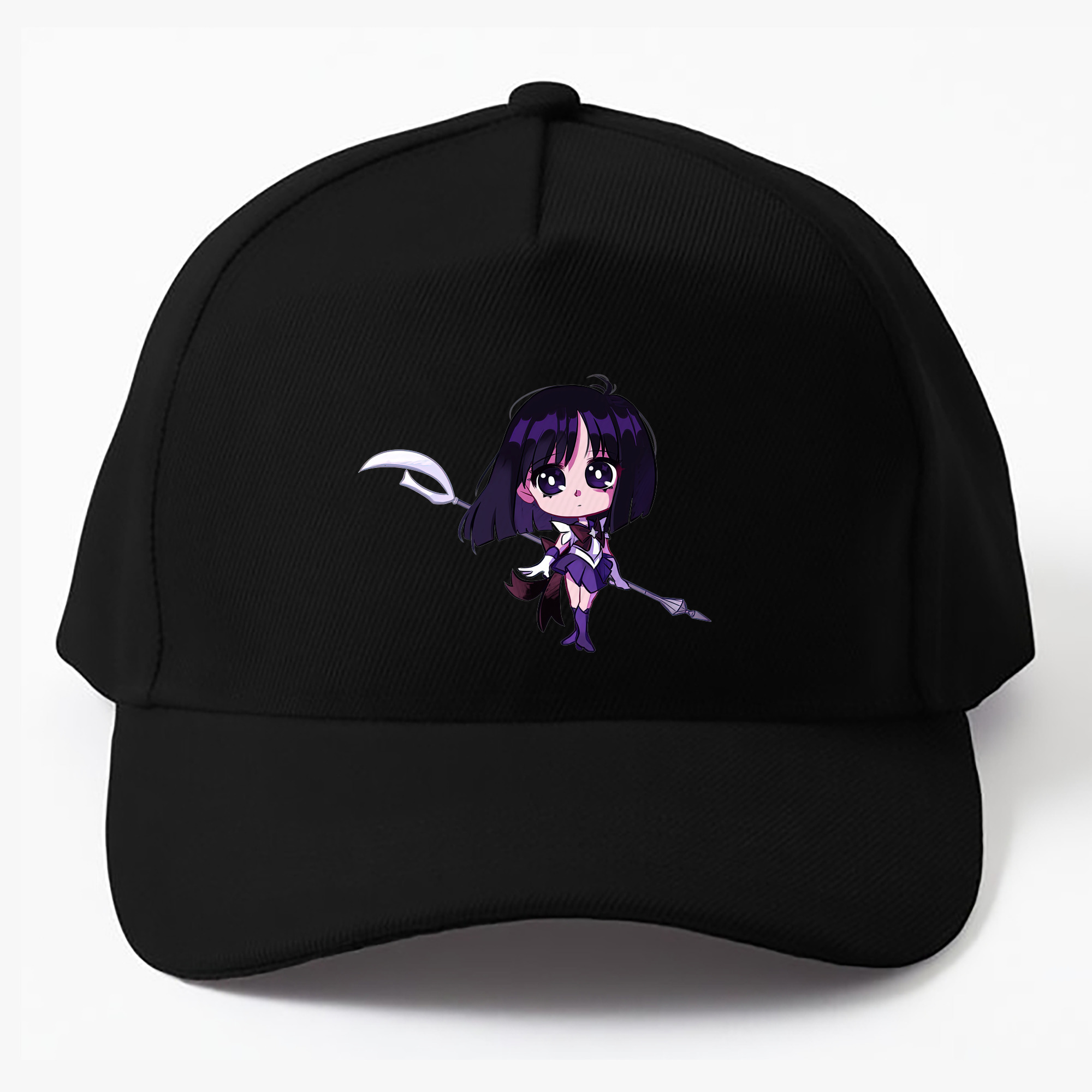 （画像用） 美少女戦士セーラームーン 土萠ほたる Sailor Moon Tomoe Hotaru （セーラーサターン；Sailor Saturn） ベースボールキャップ 綿100％ 男女兼用 帽子 スポーツ