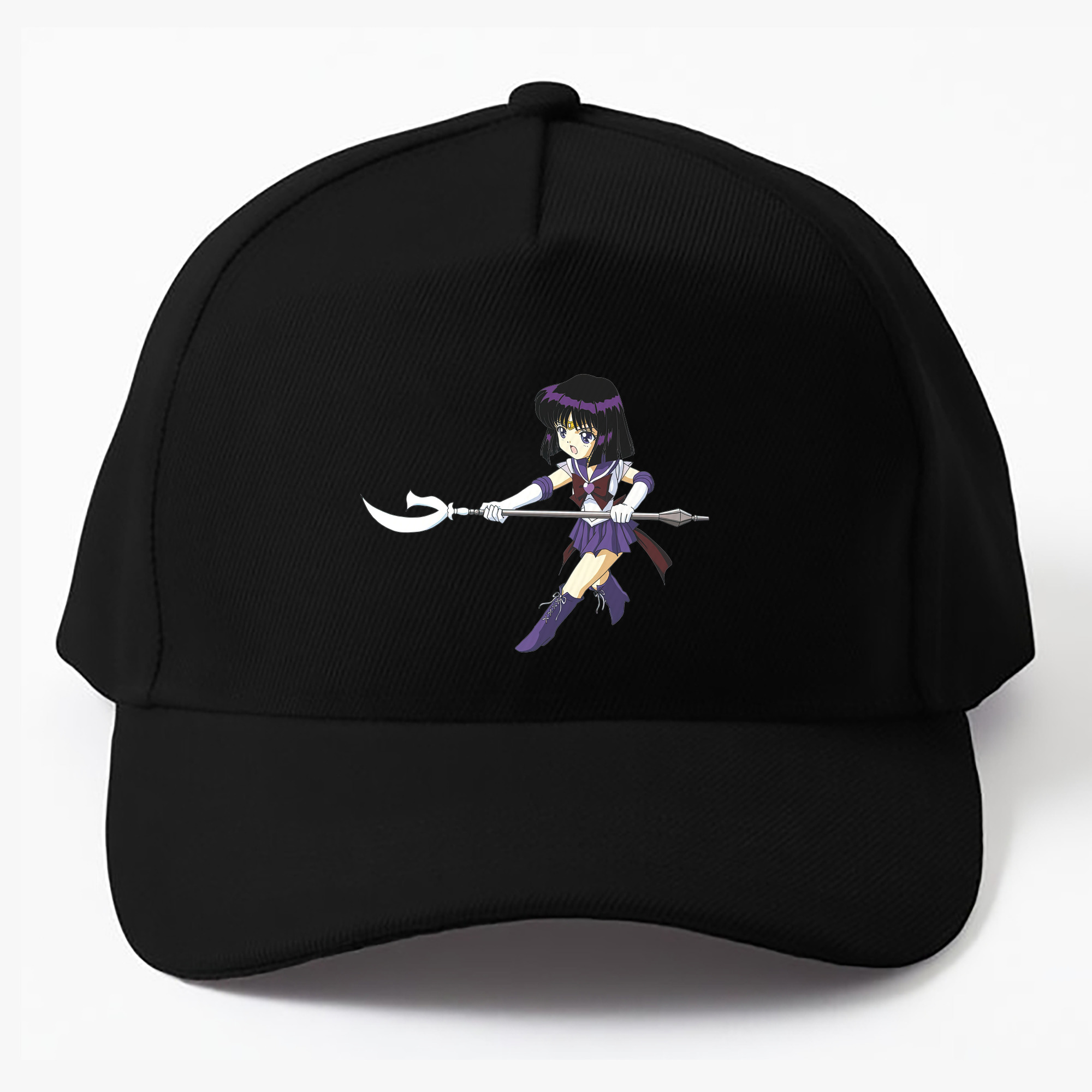 （画像用） 美少女戦士セーラームーン 土萠ほたる Sailor Moon Tomoe Hotaru （セーラーサターン；Sailor Saturn） ベースボールキャップ 綿100％ 男女兼用 帽子 スポーツ