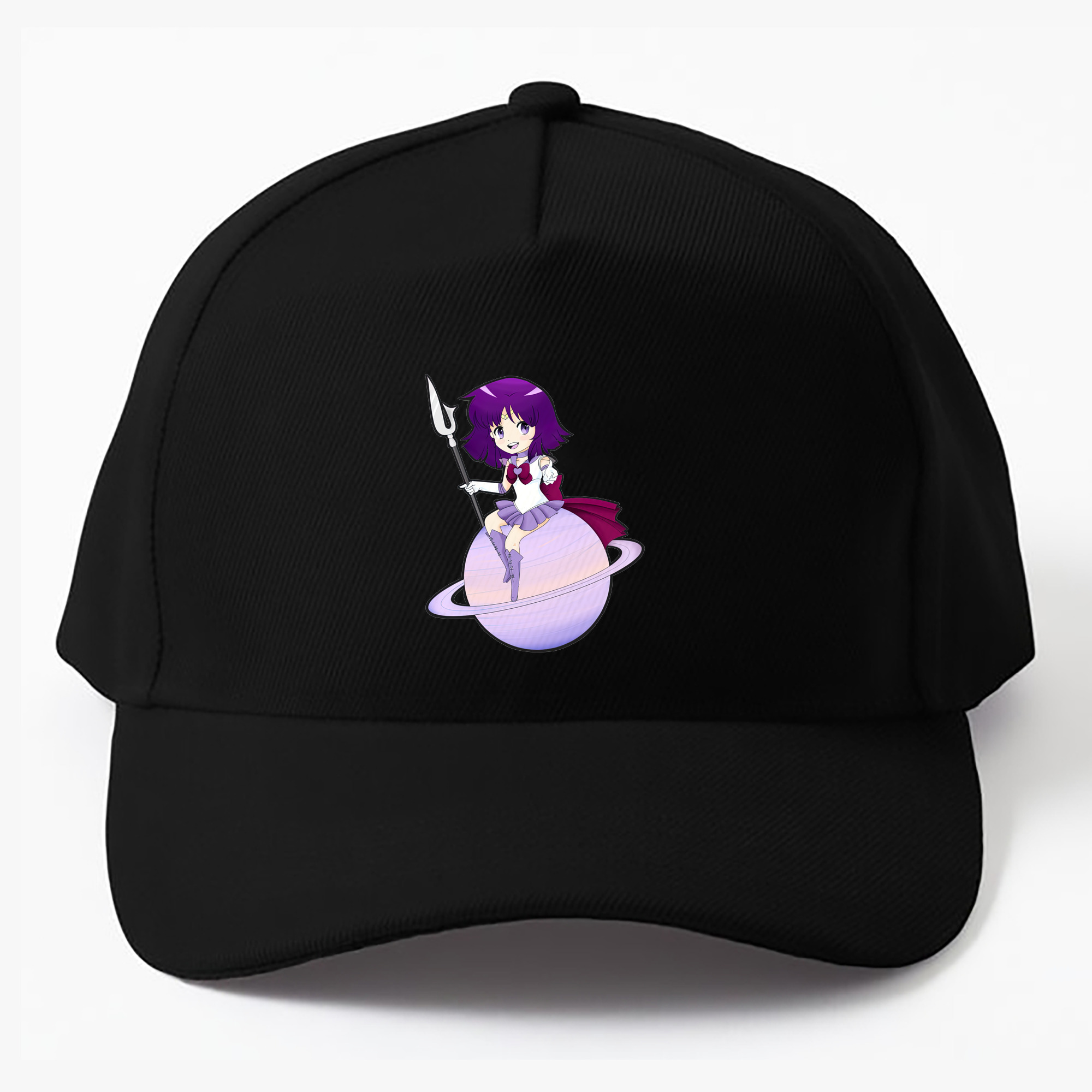 （画像用） 美少女戦士セーラームーン 土萠ほたる Sailor Moon Tomoe Hotaru （セーラーサターン；Sailor Saturn） ベースボールキャップ 綿100％ 男女兼用 帽子 スポーツ