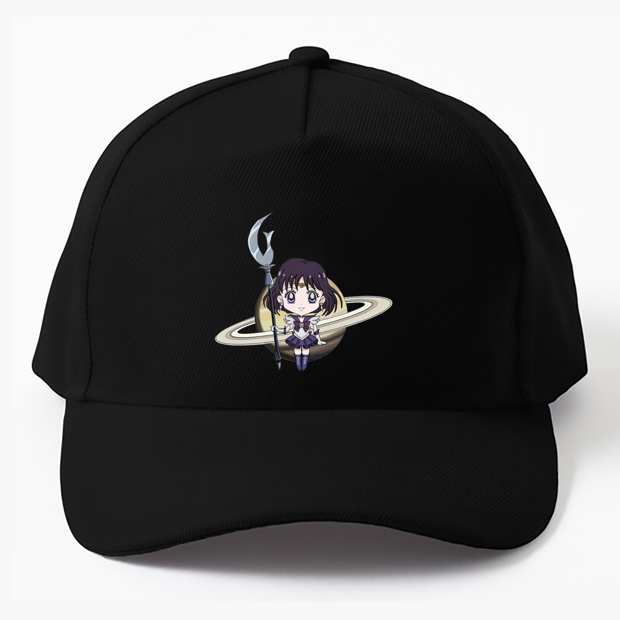 （画像用） 美少女戦士セーラームーン 土萠ほたる Sailor Moon Tomoe Hotaru （セーラーサターン；Sailor Saturn） ベースボールキャップ 綿100％ 男女兼用 帽子 スポーツ