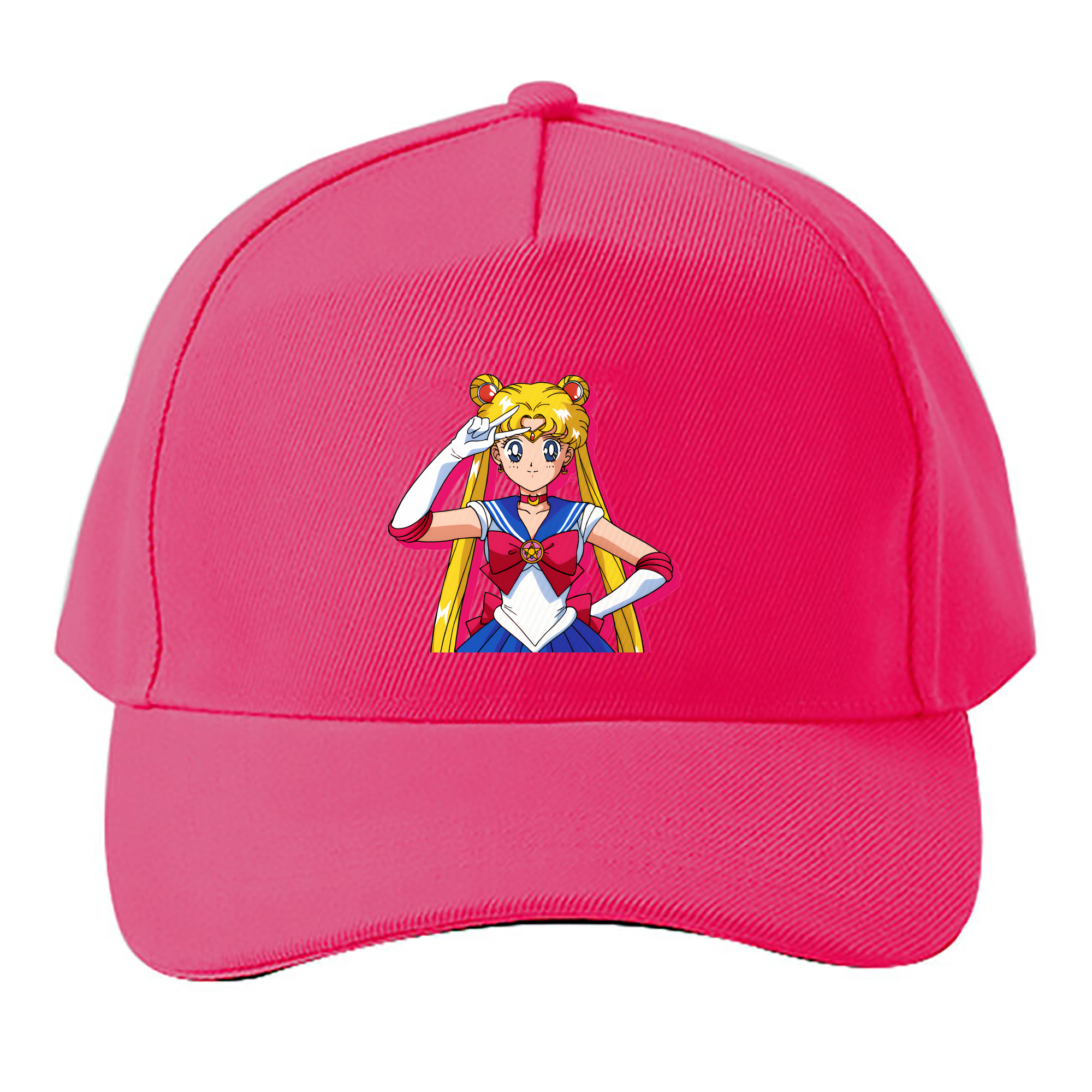 （画像用） 美少女戦士セーラームーン 月野 うさぎ つきの うさぎ Sailor Moon Tsukino Usagi ベースボールキャップ 綿100％ 男女兼用 帽子 スポーツ