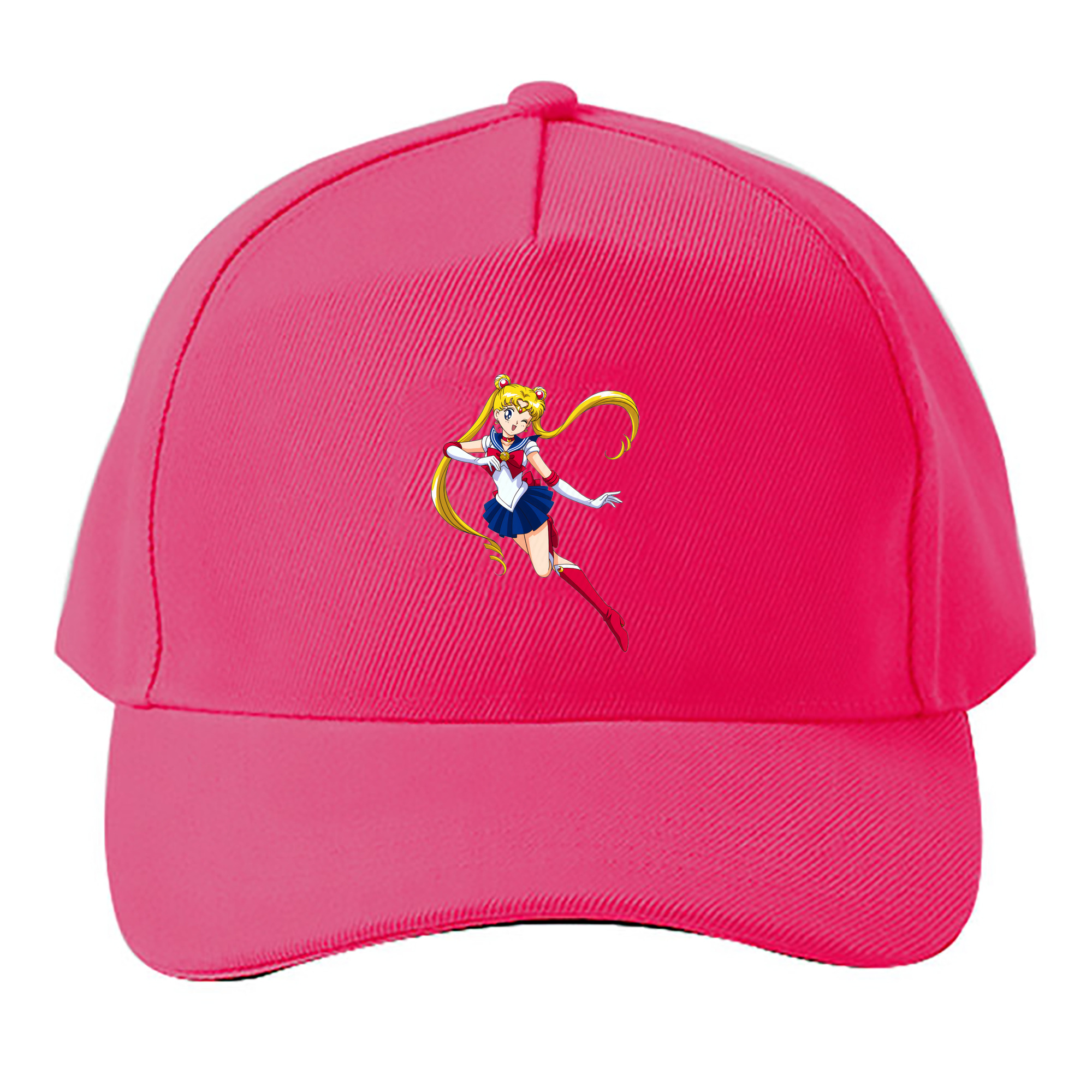 （画像用） 美少女戦士セーラームーン 月野 うさぎ つきの うさぎ Sailor Moon Tsukino Usagi ベースボールキャップ 綿100％ 男女兼用 帽子 スポーツ
