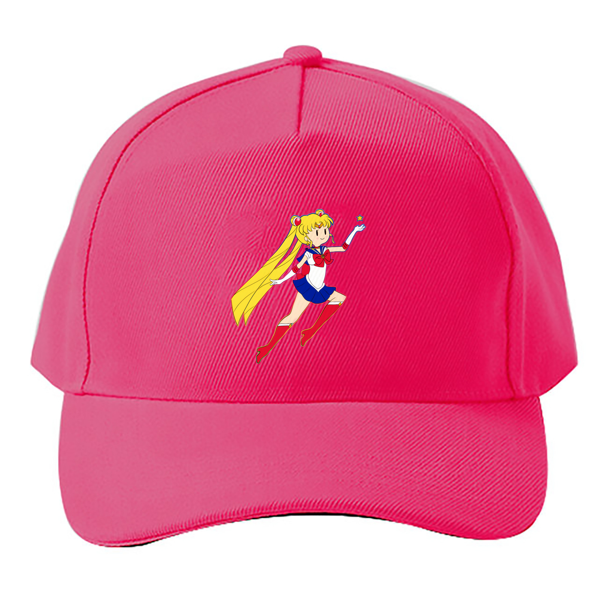 （画像用） 美少女戦士セーラームーン 月野 うさぎ つきの うさぎ Sailor Moon Tsukino Usagi ベースボールキャップ 綿100％ 男女兼用 帽子 スポーツ