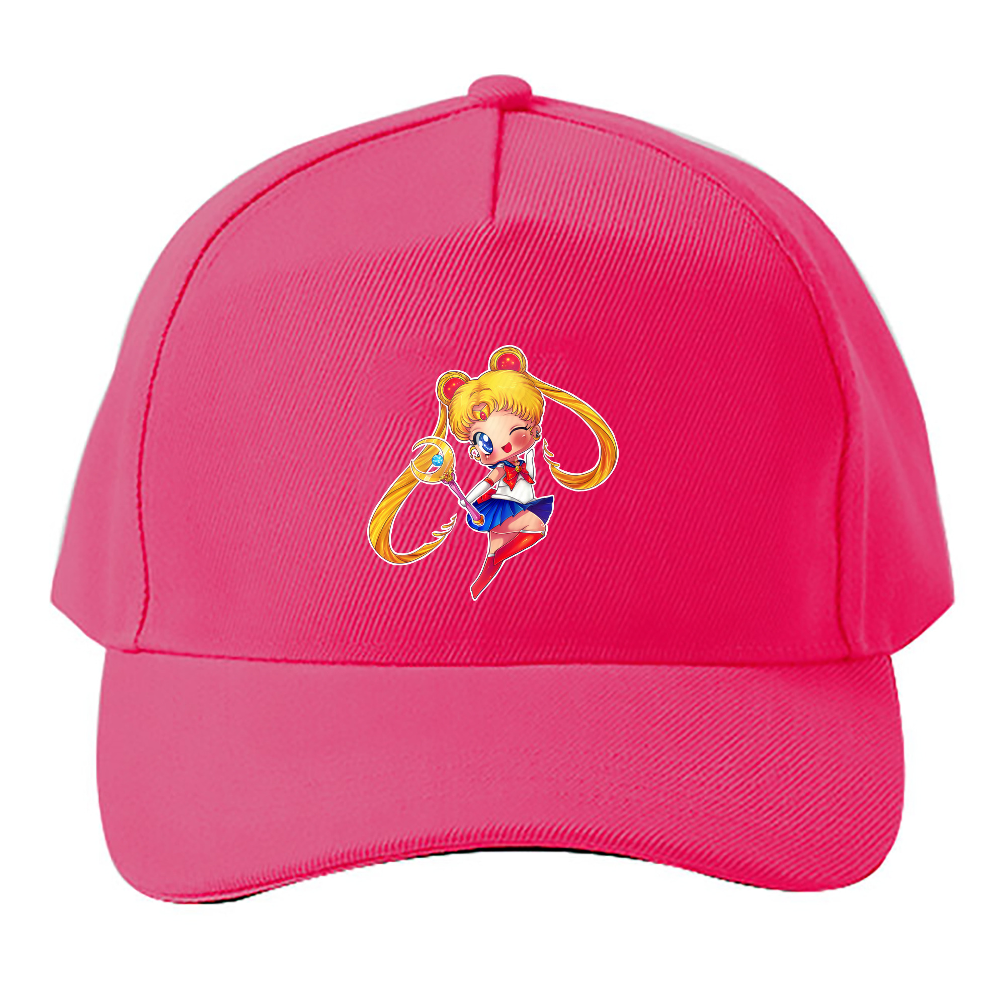 （画像用） 美少女戦士セーラームーン 月野 うさぎ つきの うさぎ Sailor Moon Tsukino Usagi ベースボールキャップ 綿100％ 男女兼用 帽子 スポーツ