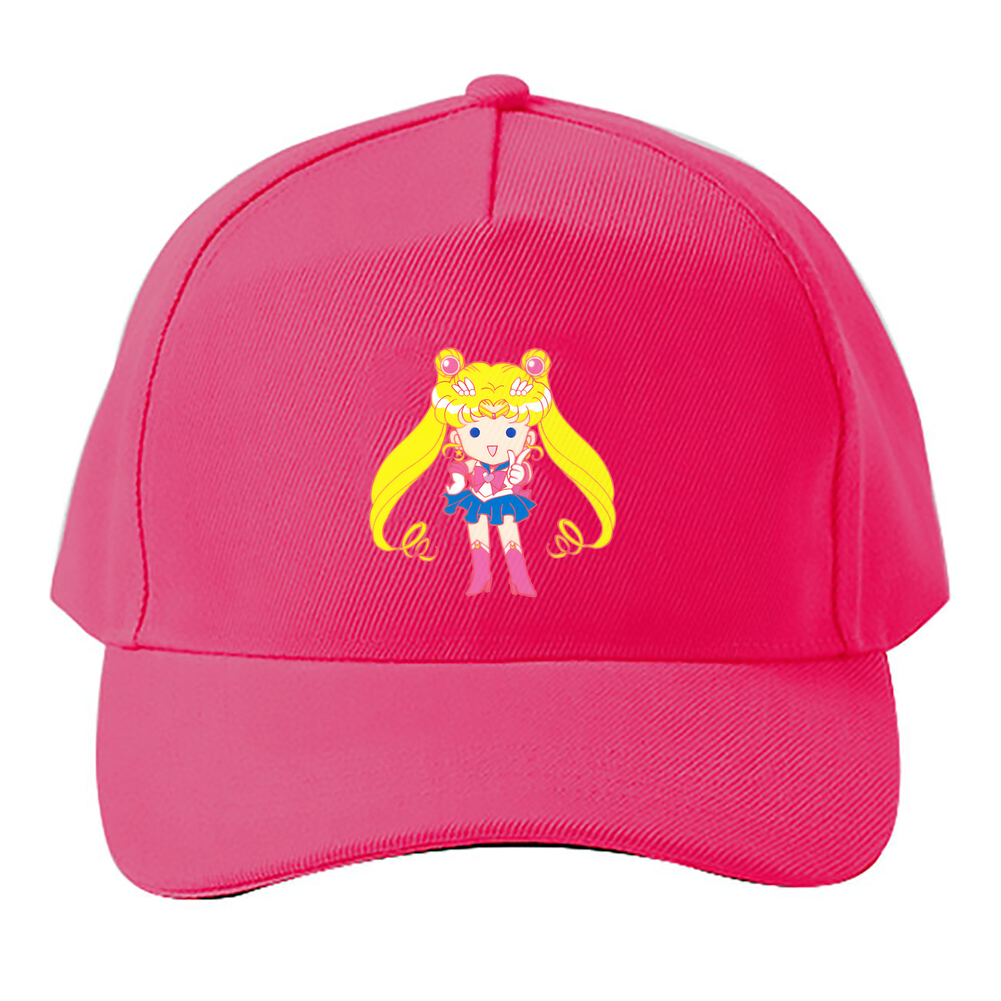 （画像用） 美少女戦士セーラームーン 月野 うさぎ つきの うさぎ Sailor Moon Tsukino Usagi ベースボールキャップ 綿100％ 男女兼用 帽子 スポーツ