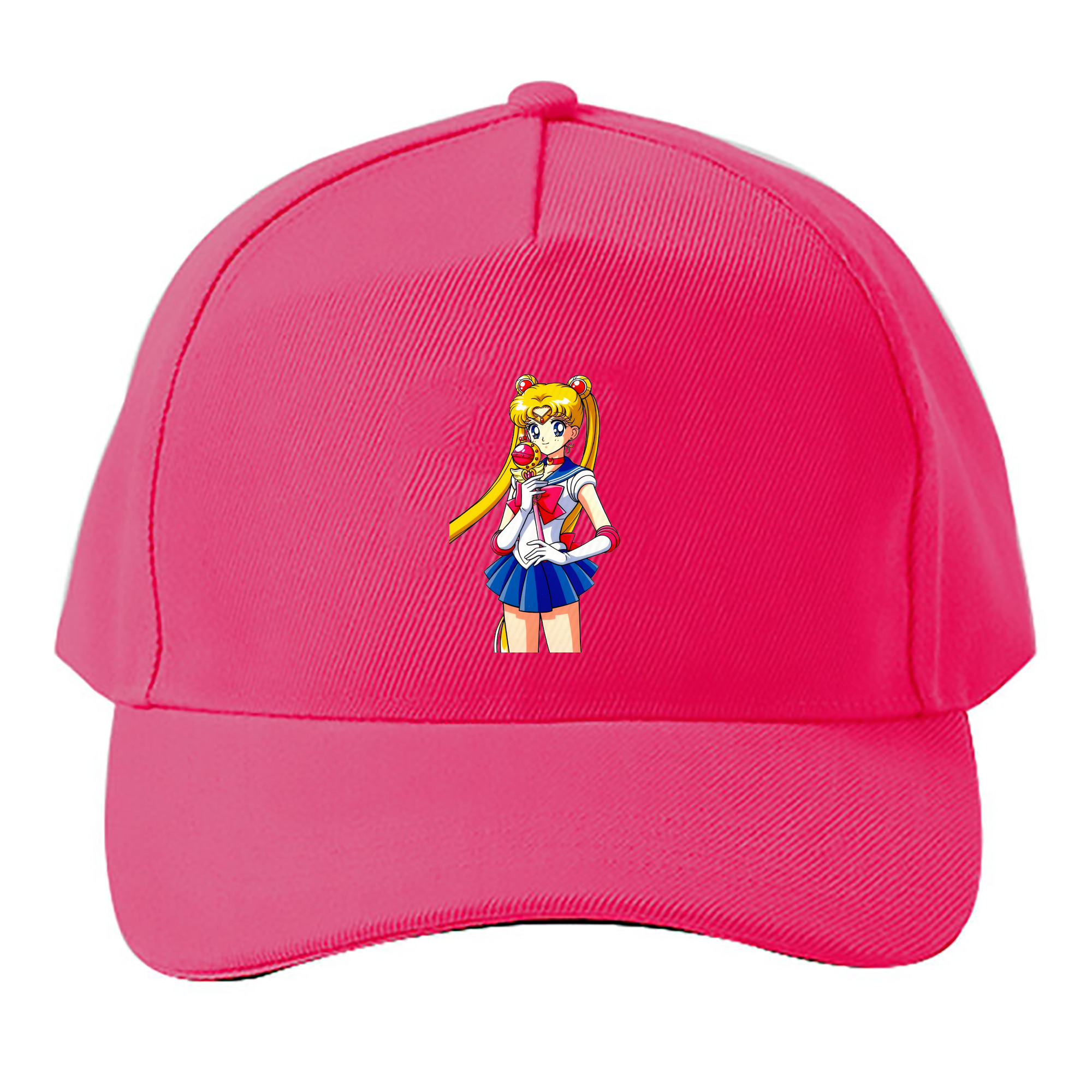 （画像用） 美少女戦士セーラームーン 月野 うさぎ つきの うさぎ Sailor Moon Tsukino Usagi ベースボールキャップ 綿100％ 男女兼用 帽子 スポーツ