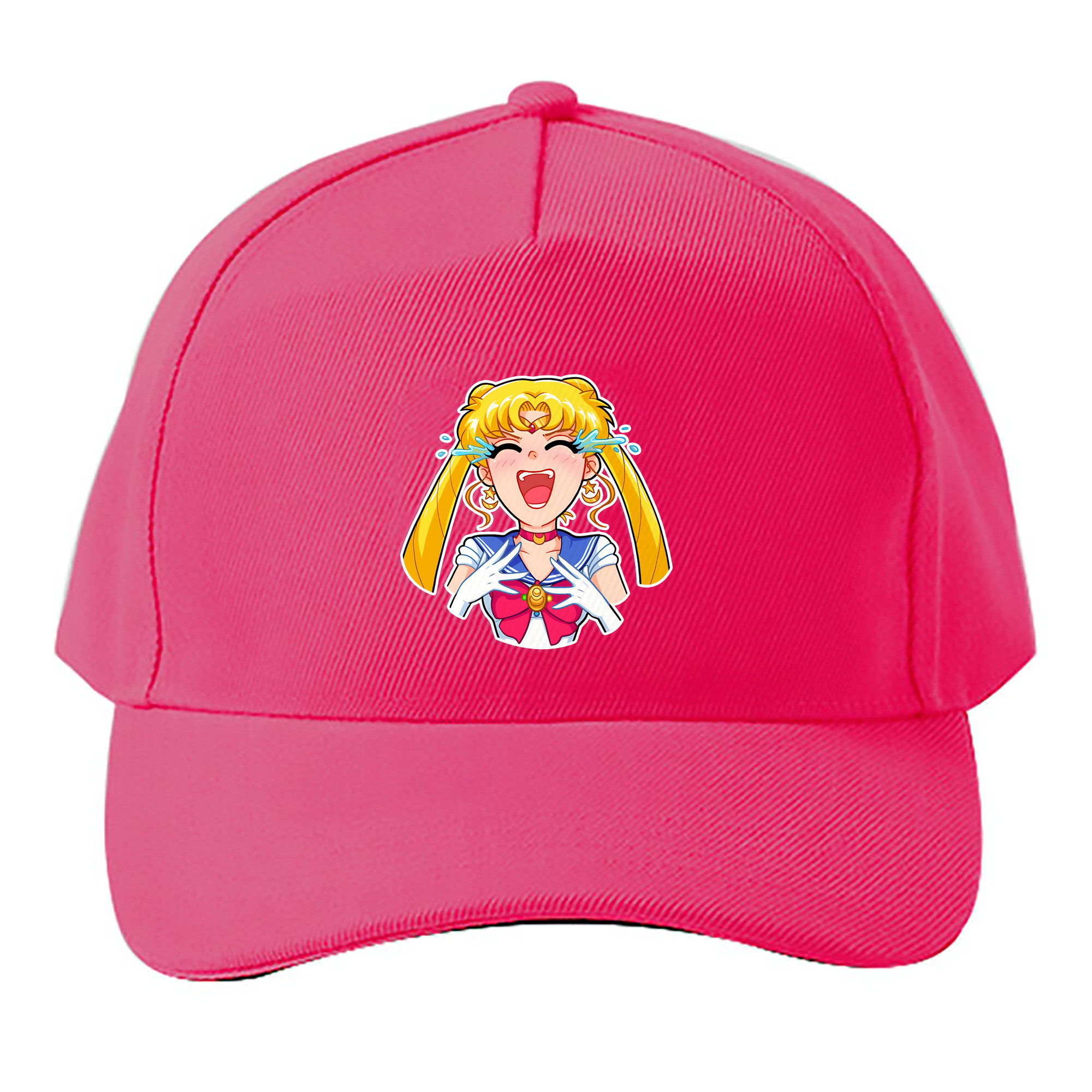 （画像用） 美少女戦士セーラームーン 月野 うさぎ つきの うさぎ Sailor Moon Tsukino Usagi ベースボールキャップ 綿100％ 男女兼用 帽子 スポーツ