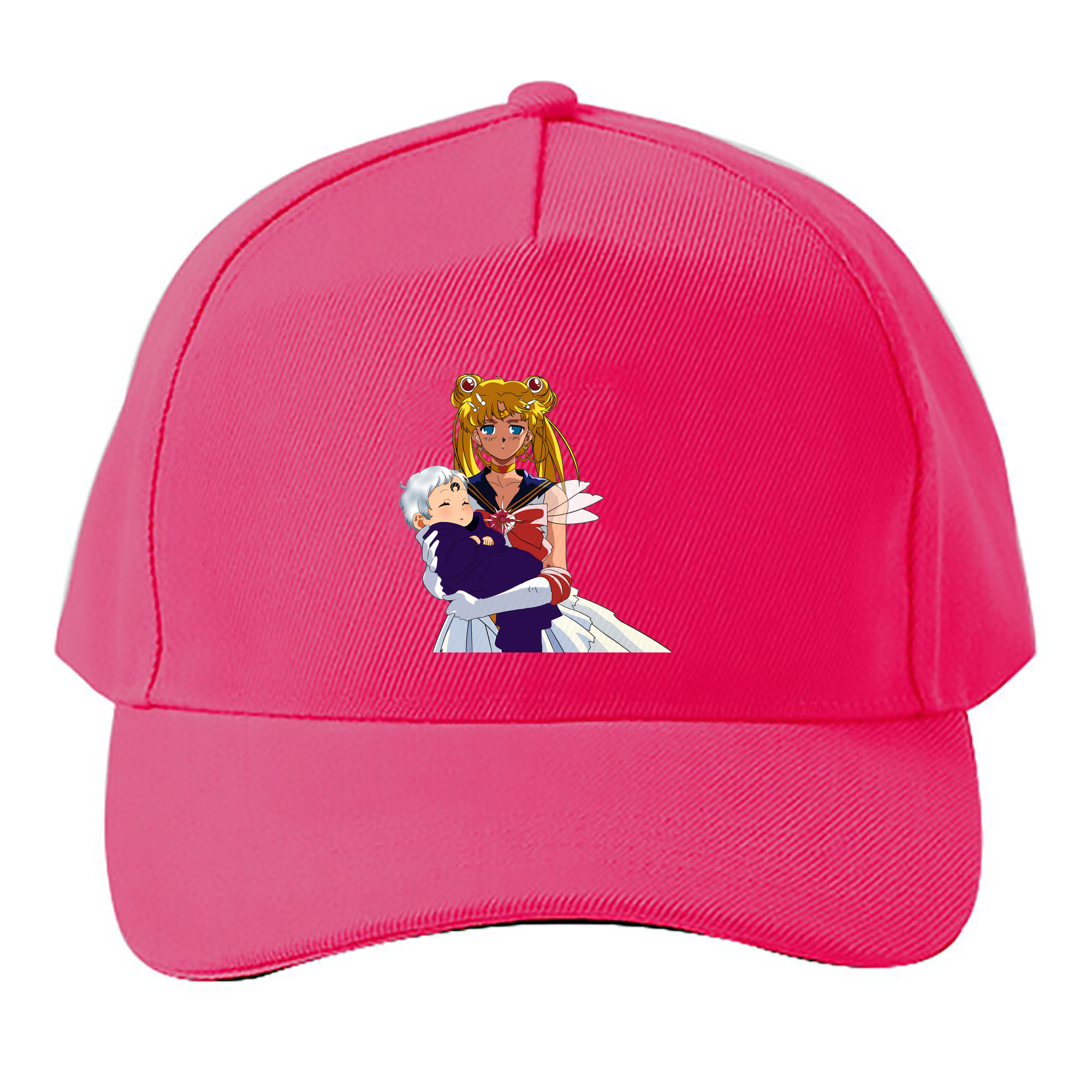 （画像用） 美少女戦士セーラームーン 月野 うさぎ つきの うさぎ Sailor Moon Tsukino Usagi ベースボールキャップ 綿100％ 男女兼用 帽子 スポーツ