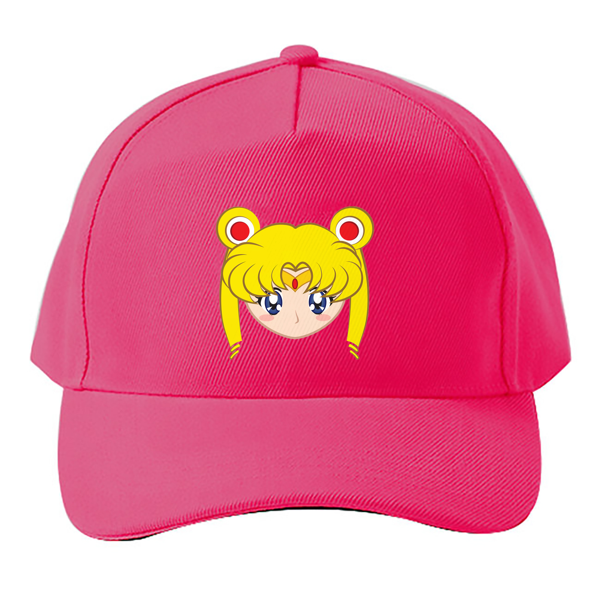 （画像用） 美少女戦士セーラームーン 月野 うさぎ つきの うさぎ Sailor Moon Tsukino Usagi ベースボールキャップ 綿100％ 男女兼用 帽子 スポーツ