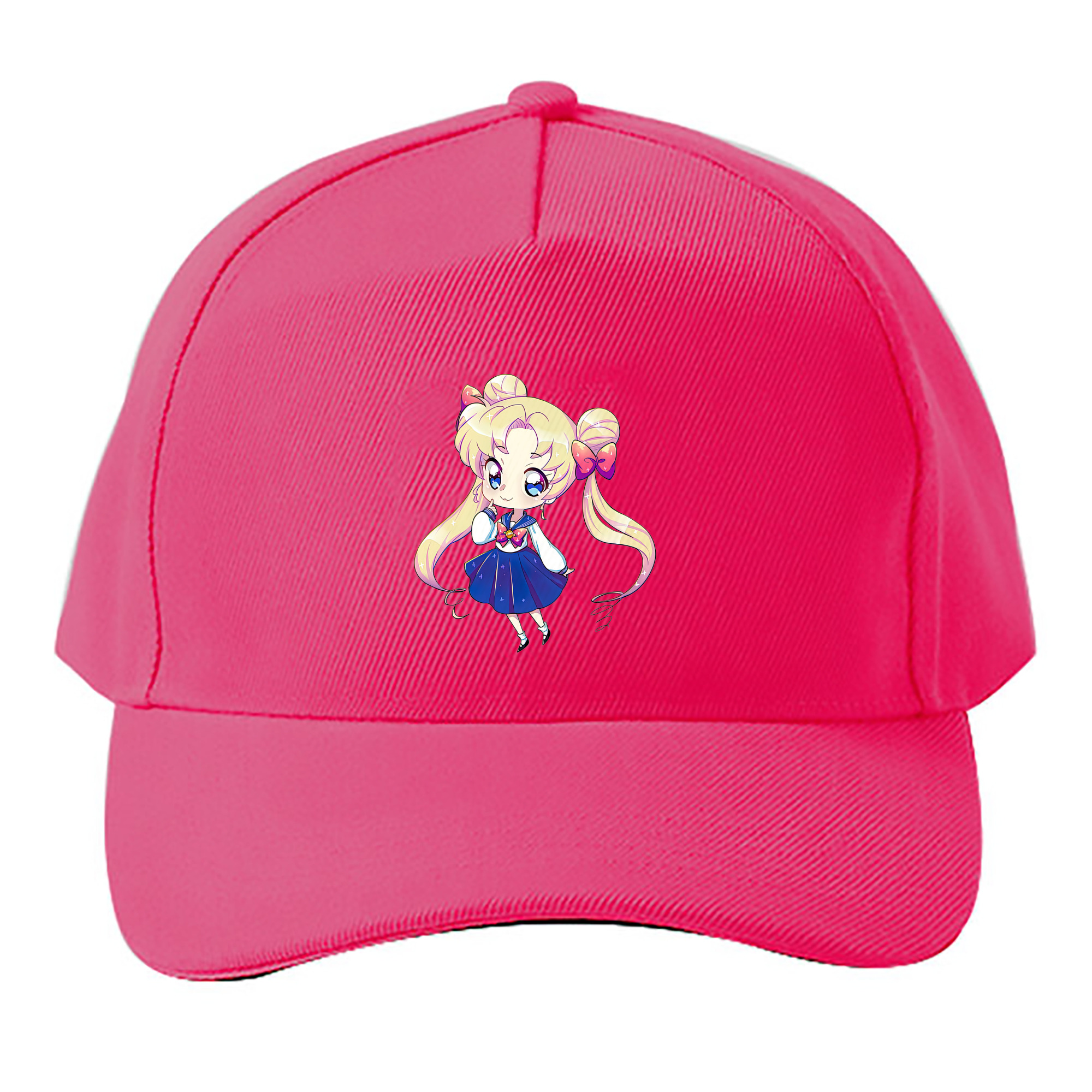 （画像用） 美少女戦士セーラームーン 月野 うさぎ つきの うさぎ Sailor Moon Tsukino Usagi ベースボールキャップ 綿100％ 男女兼用 帽子 スポーツ