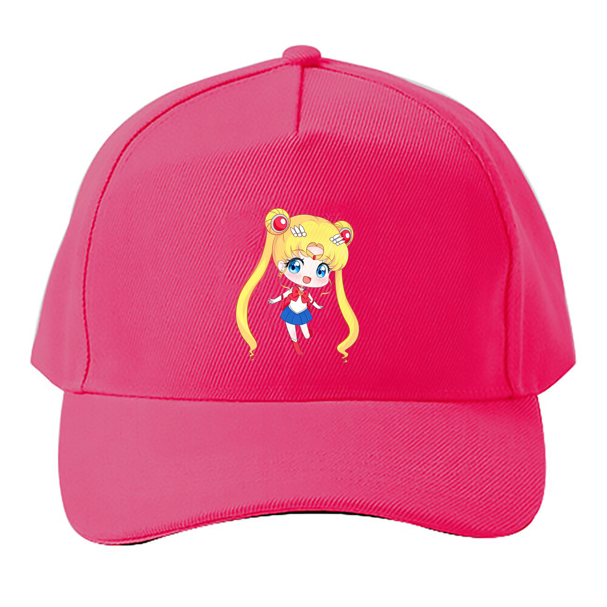 （画像用） 美少女戦士セーラームーン 月野 うさぎ つきの うさぎ Sailor Moon Tsukino Usagi ベースボールキャップ 綿100％ 男女兼用 帽子 スポーツ