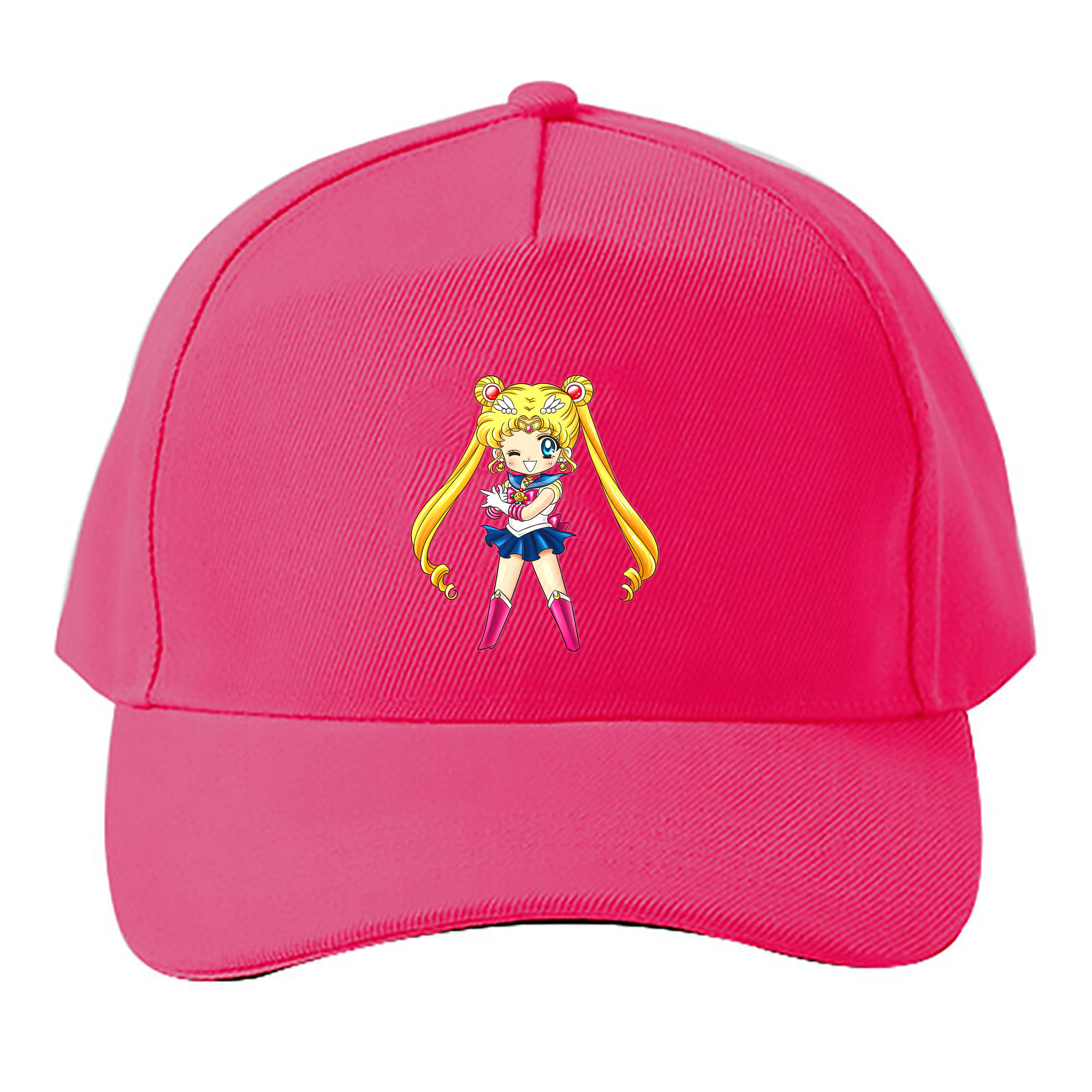 （画像用） 美少女戦士セーラームーン 月野 うさぎ つきの うさぎ Sailor Moon Tsukino Usagi ベースボールキャップ 綿100％ 男女兼用 帽子 スポーツ