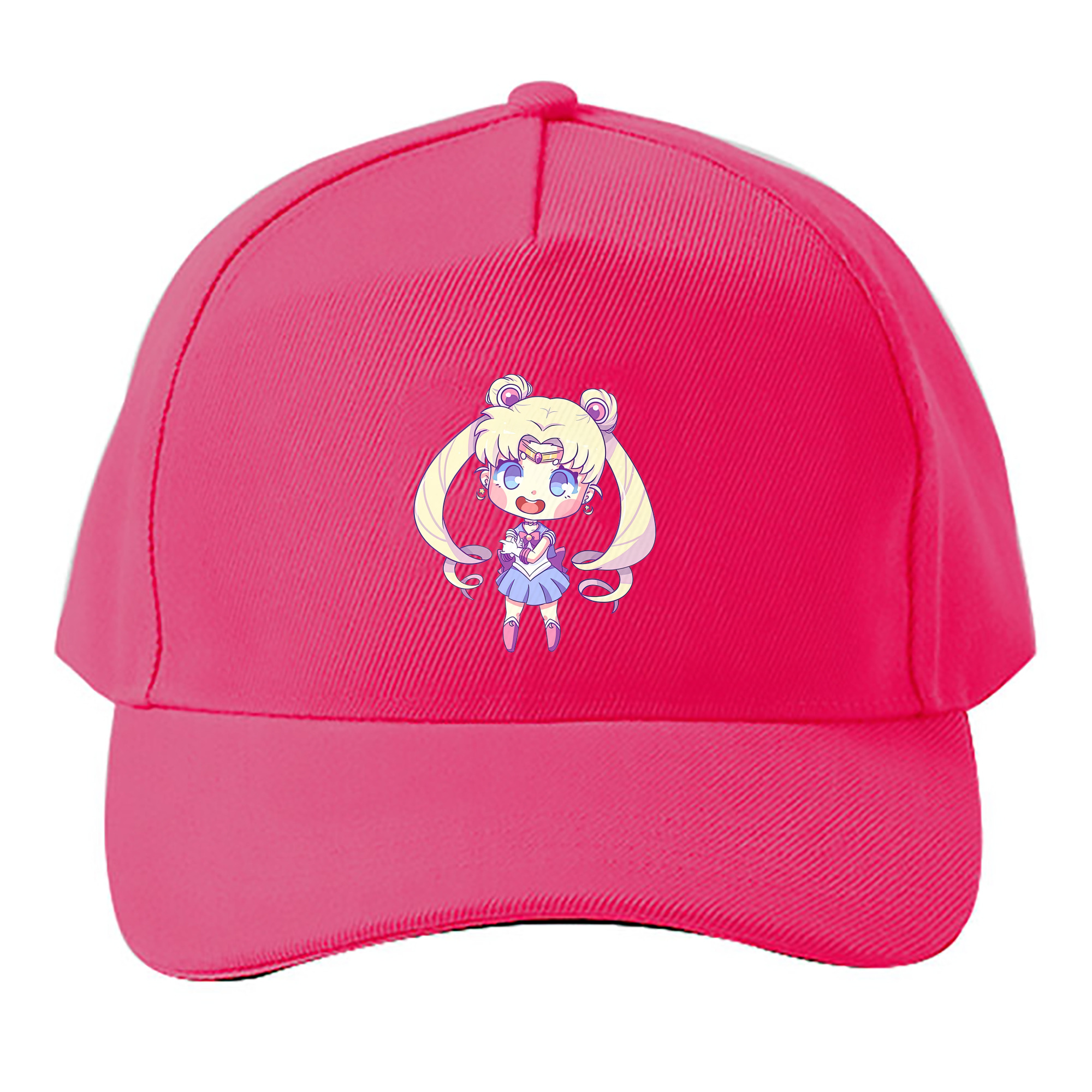 （画像用） 美少女戦士セーラームーン 月野 うさぎ つきの うさぎ Sailor Moon Tsukino Usagi ベースボールキャップ 綿100％ 男女兼用 帽子 スポーツ