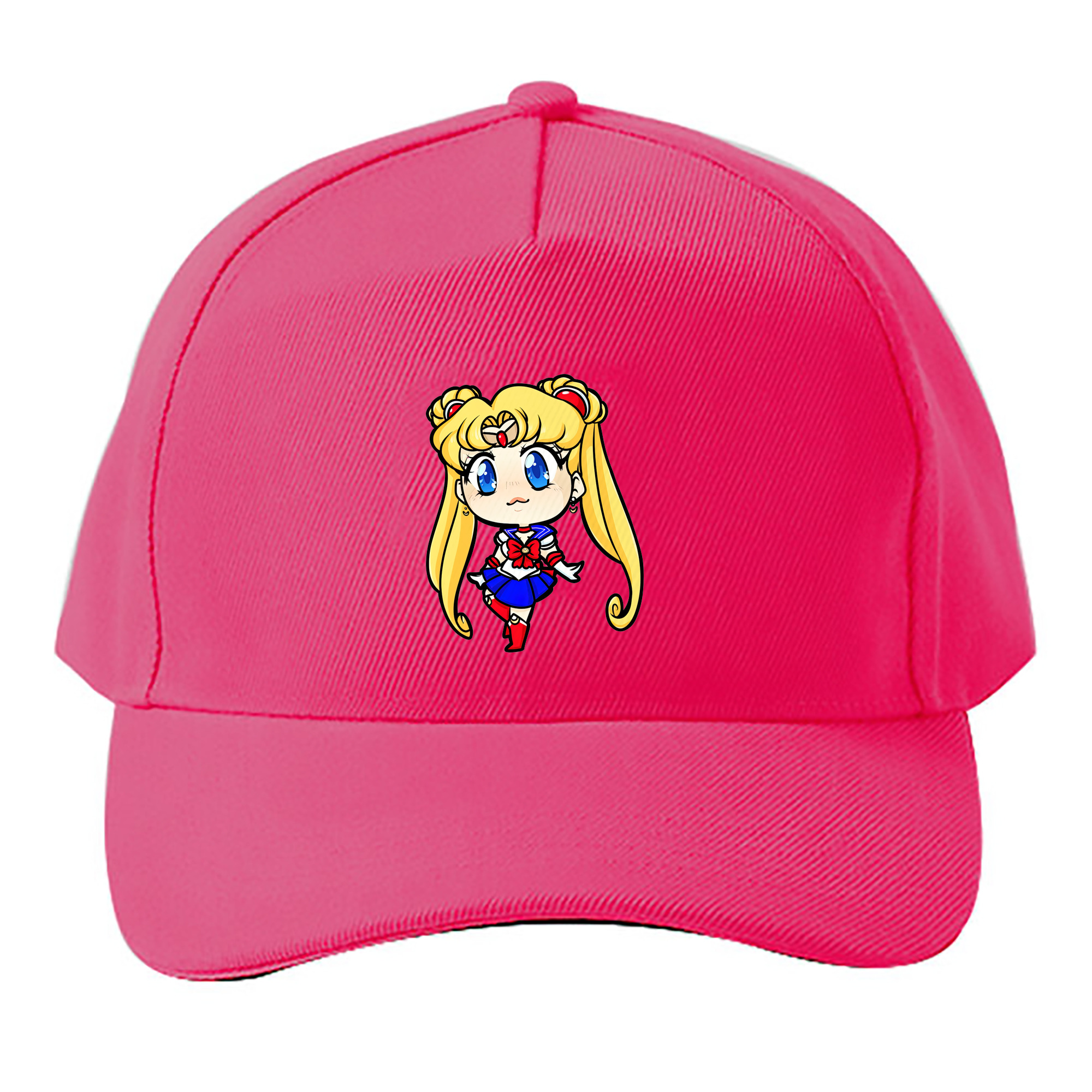 （画像用） 美少女戦士セーラームーン 月野 うさぎ つきの うさぎ Sailor Moon Tsukino Usagi ベースボールキャップ 綿100％ 男女兼用 帽子 スポーツ