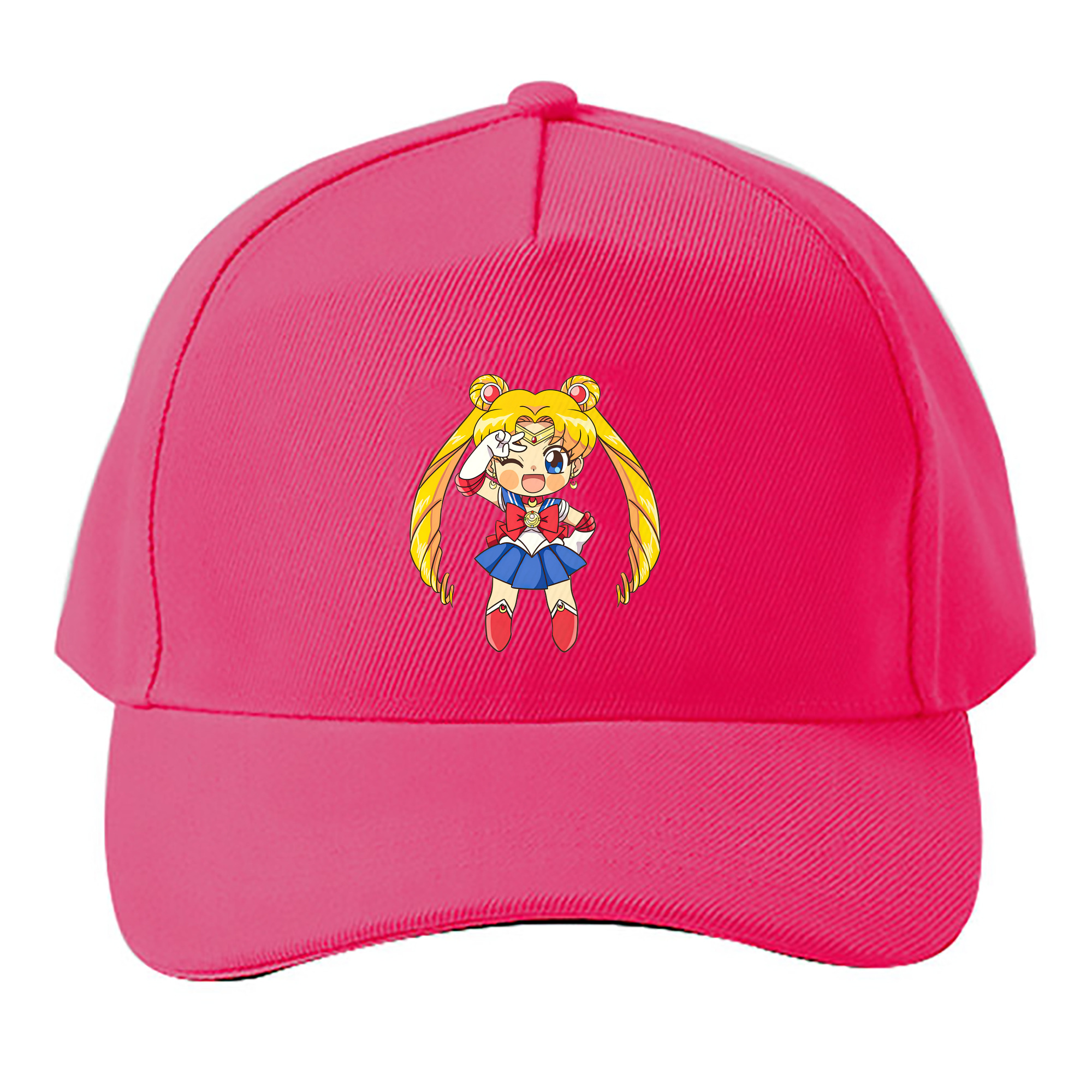 （画像用） 美少女戦士セーラームーン 月野 うさぎ つきの うさぎ Sailor Moon Tsukino Usagi ベースボールキャップ 綿100％ 男女兼用 帽子 スポーツ