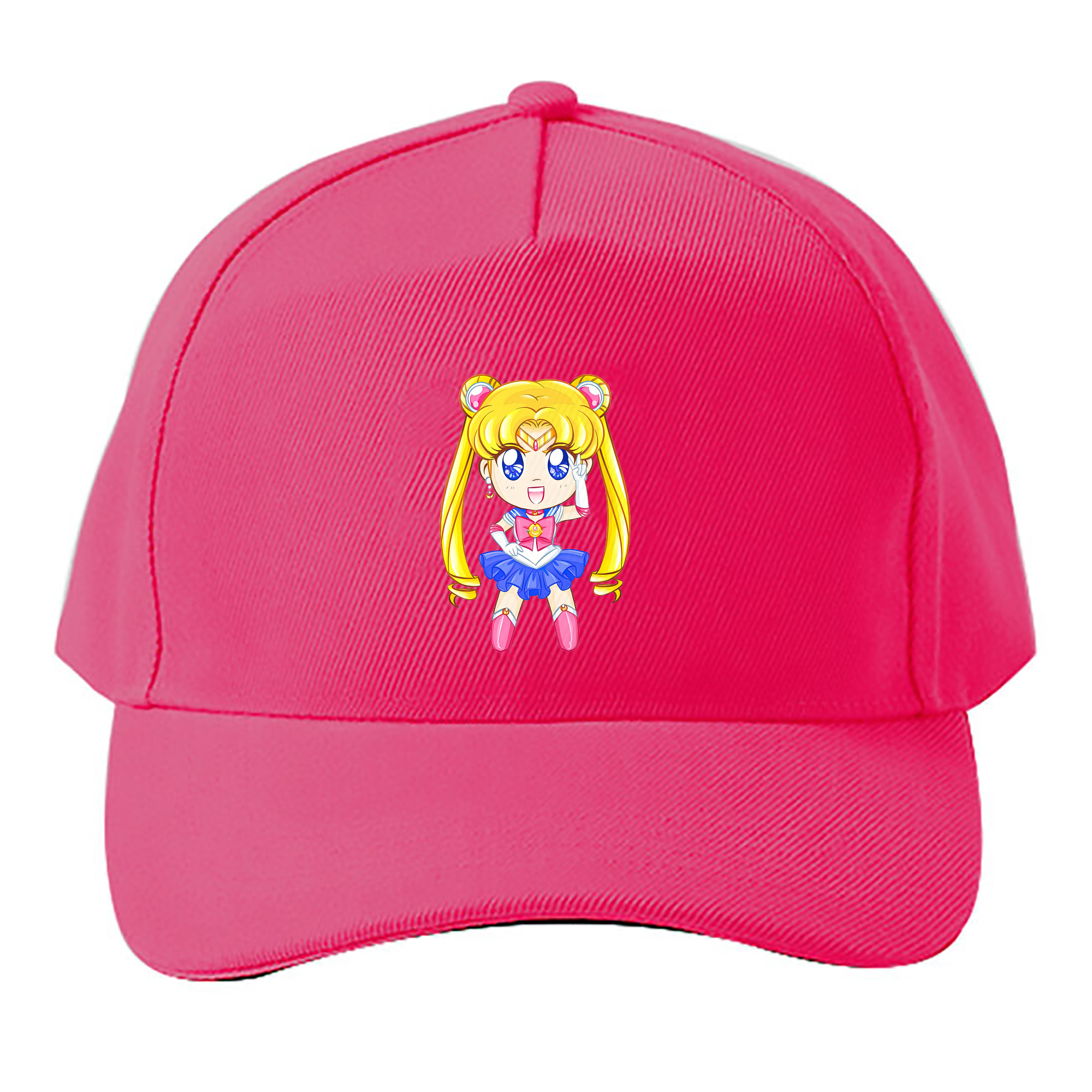 （画像用） 美少女戦士セーラームーン 月野 うさぎ つきの うさぎ Sailor Moon Tsukino Usagi ベースボールキャップ 綿100％ 男女兼用 帽子 スポーツ