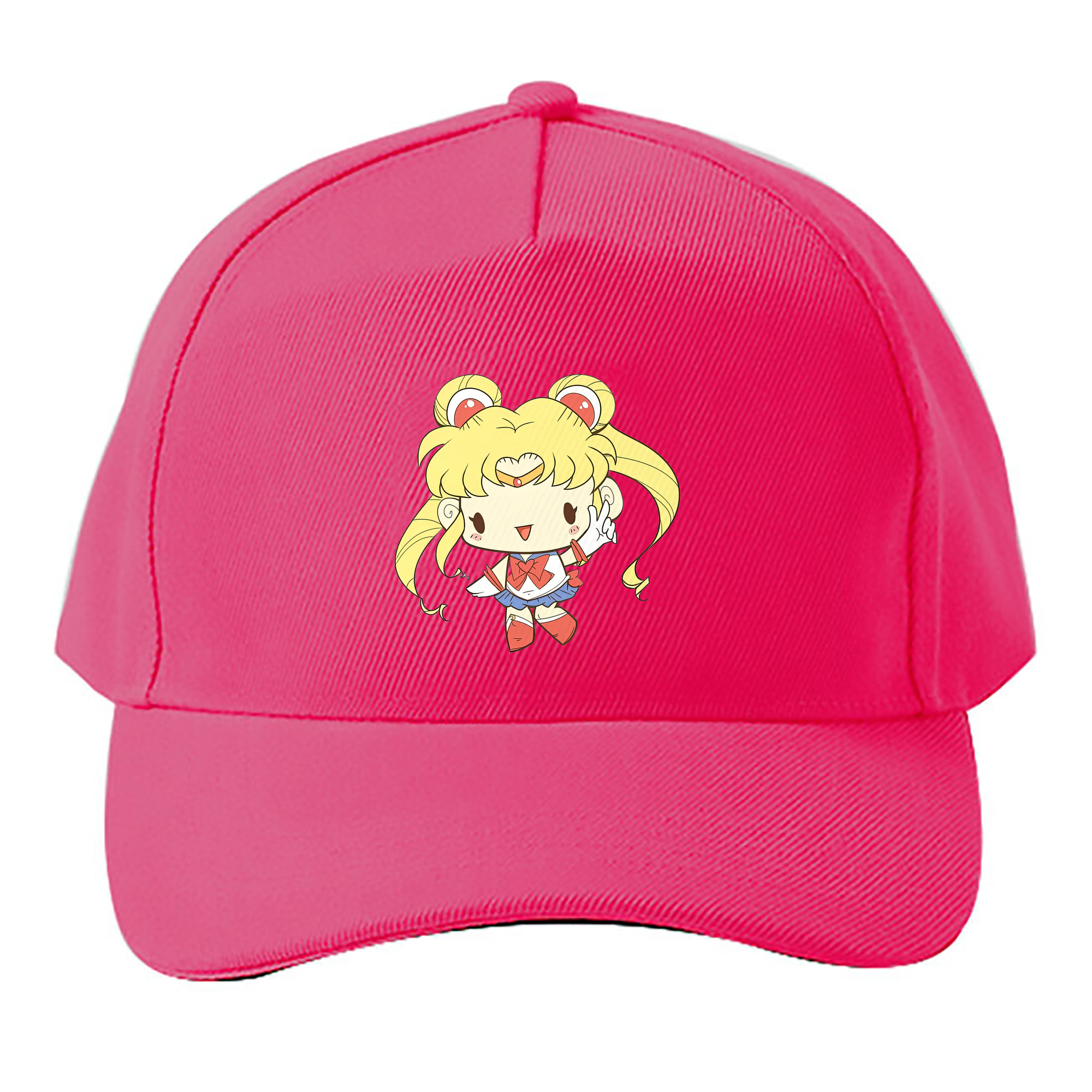 （画像用） 美少女戦士セーラームーン 月野 うさぎ つきの うさぎ Sailor Moon Tsukino Usagi ベースボールキャップ 綿100％ 男女兼用 帽子 スポーツ