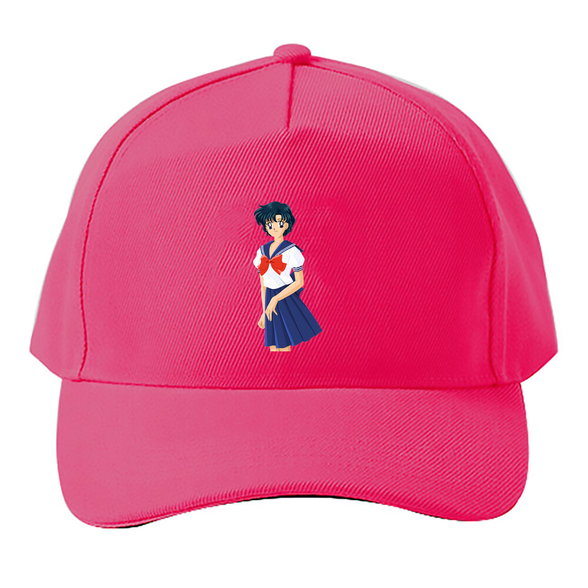 （画像用） 美少女戦士セーラームーン 水野 亜美 みずの あみ Sailor Moon Mizuno Ami ベースボールキャップ 綿100％ 男女兼用 帽子 スポーツ