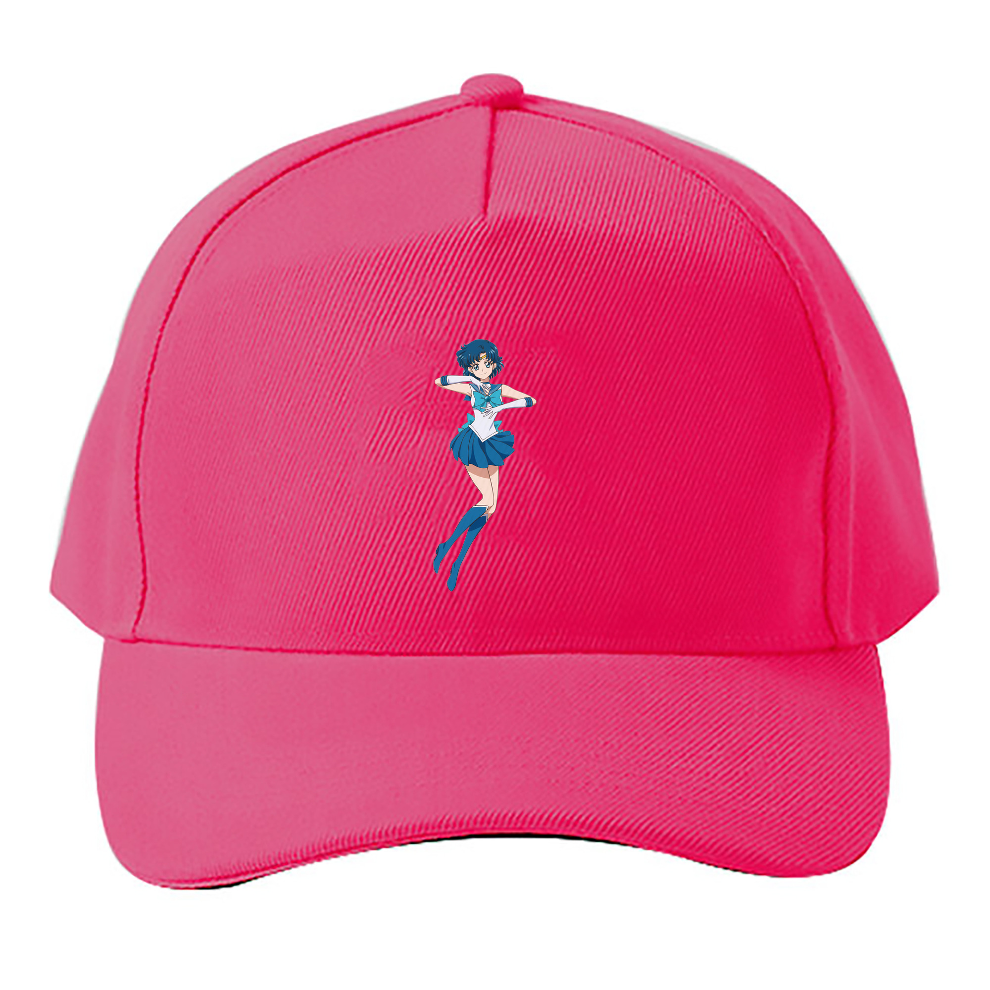 （画像用） 美少女戦士セーラームーン 水野 亜美 みずの あみ Sailor Moon Mizuno Ami ベースボールキャップ 綿100％ 男女兼用 帽子 スポーツ