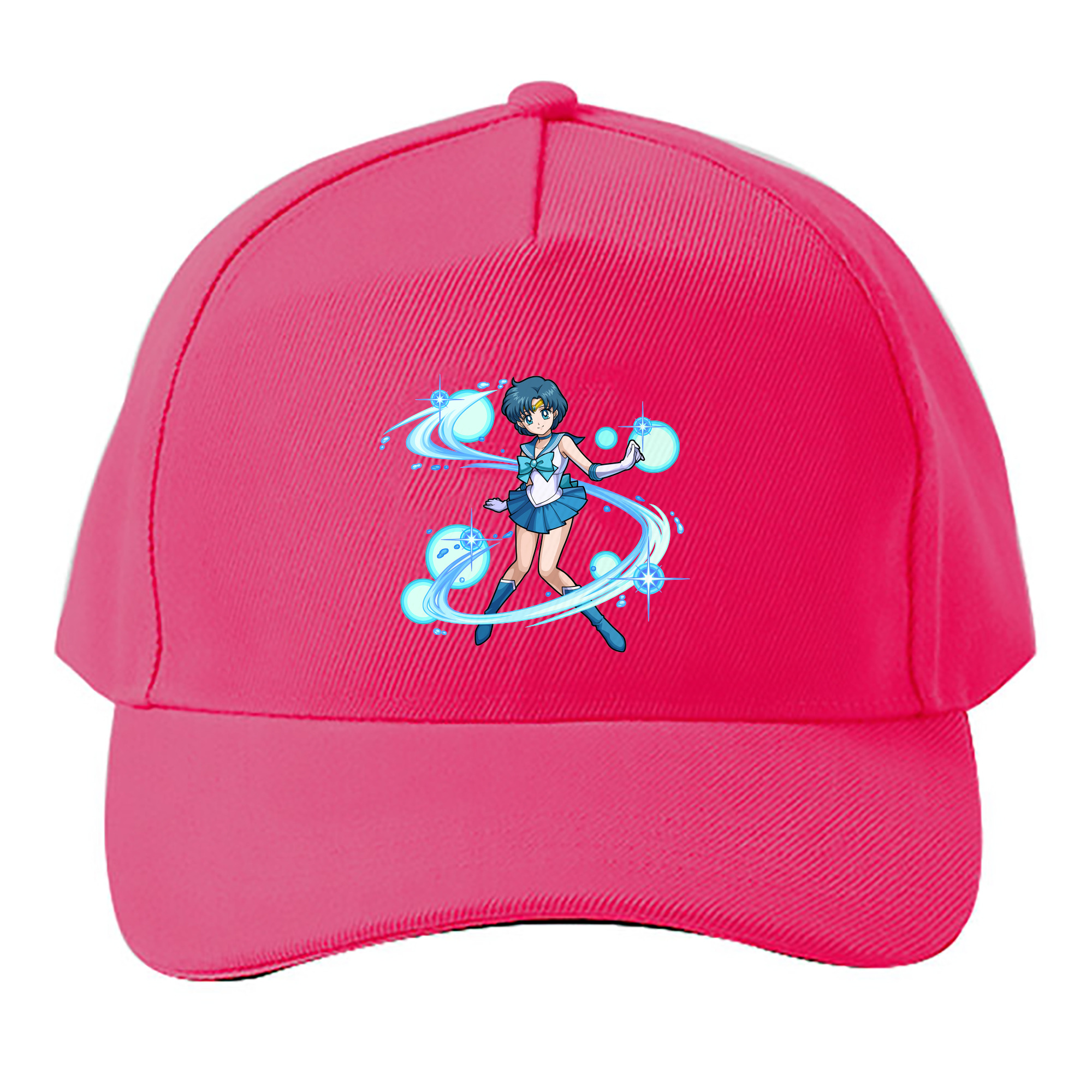 （画像用） 美少女戦士セーラームーン 水野 亜美 みずの あみ Sailor Moon Mizuno Ami ベースボールキャップ 綿100％ 男女兼用 帽子 スポーツ