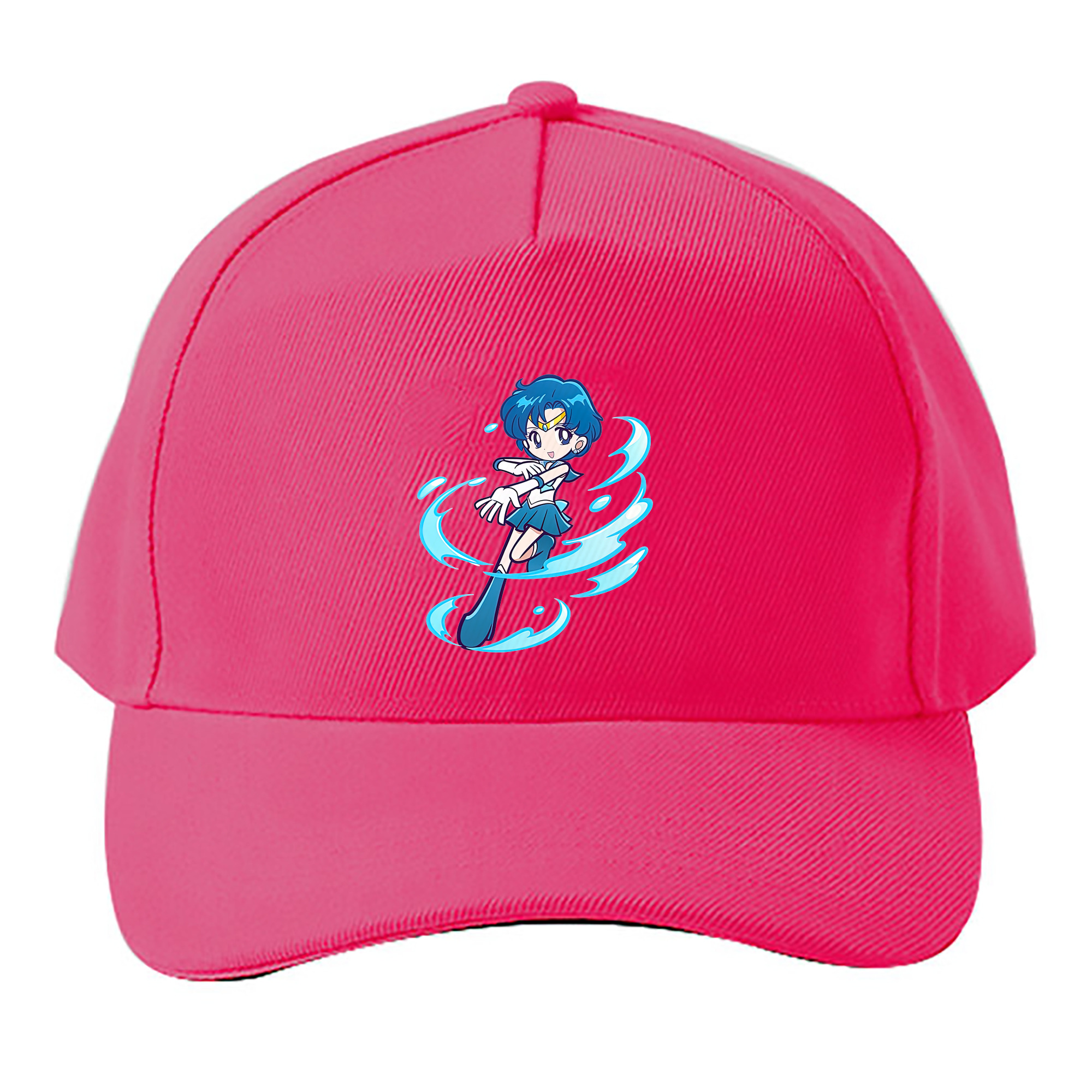 （画像用） 美少女戦士セーラームーン 水野 亜美 みずの あみ Sailor Moon Mizuno Ami ベースボールキャップ 綿100％ 男女兼用 帽子 スポーツ