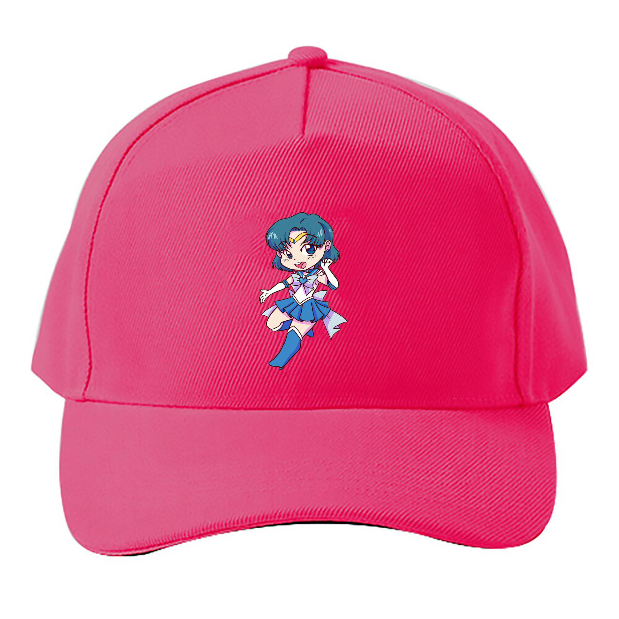 （画像用） 美少女戦士セーラームーン 水野 亜美 みずの あみ Sailor Moon Mizuno Ami ベースボールキャップ 綿100％ 男女兼用 帽子 スポーツ