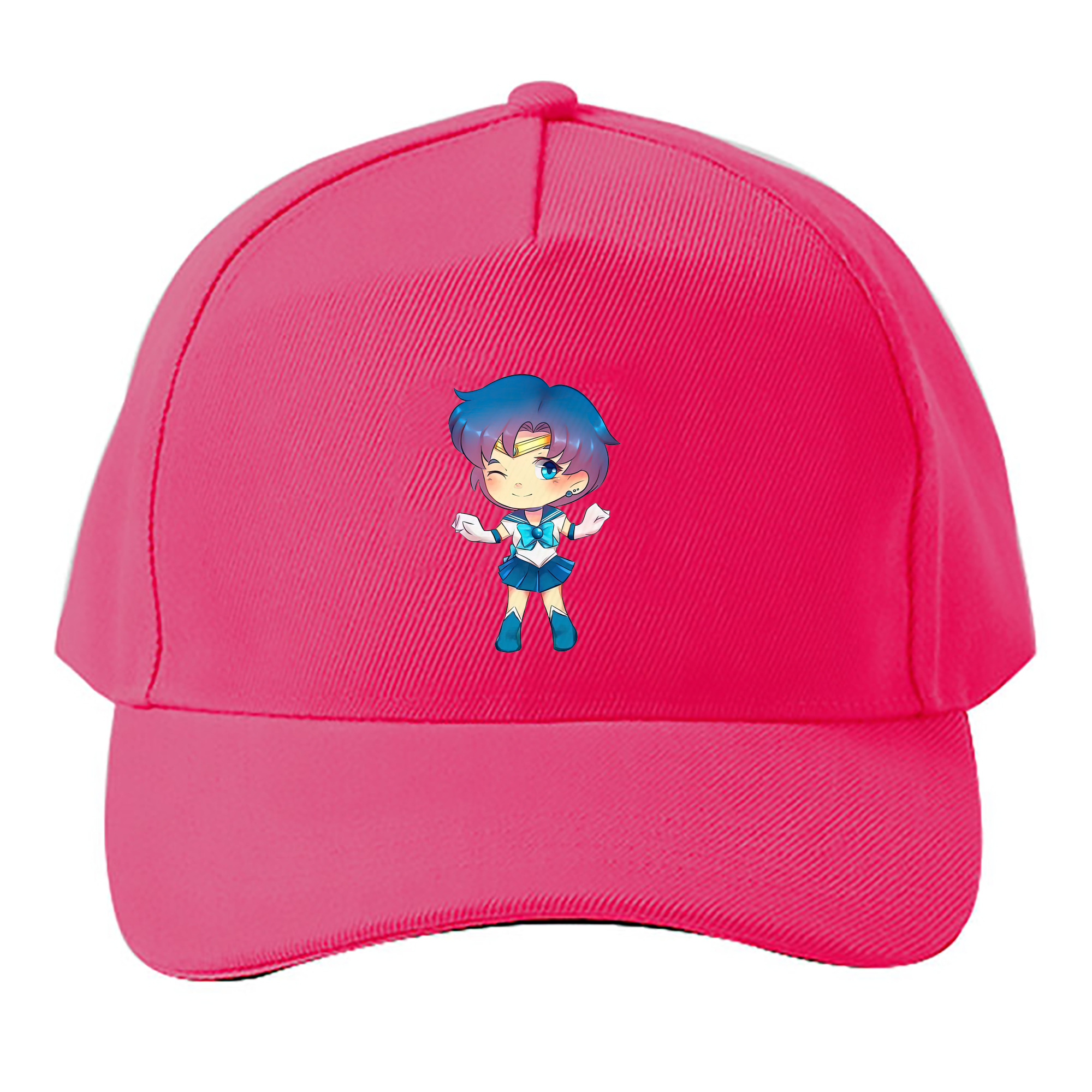 （画像用） 美少女戦士セーラームーン 水野 亜美 みずの あみ Sailor Moon Mizuno Ami ベースボールキャップ 綿100％ 男女兼用 帽子 スポーツ