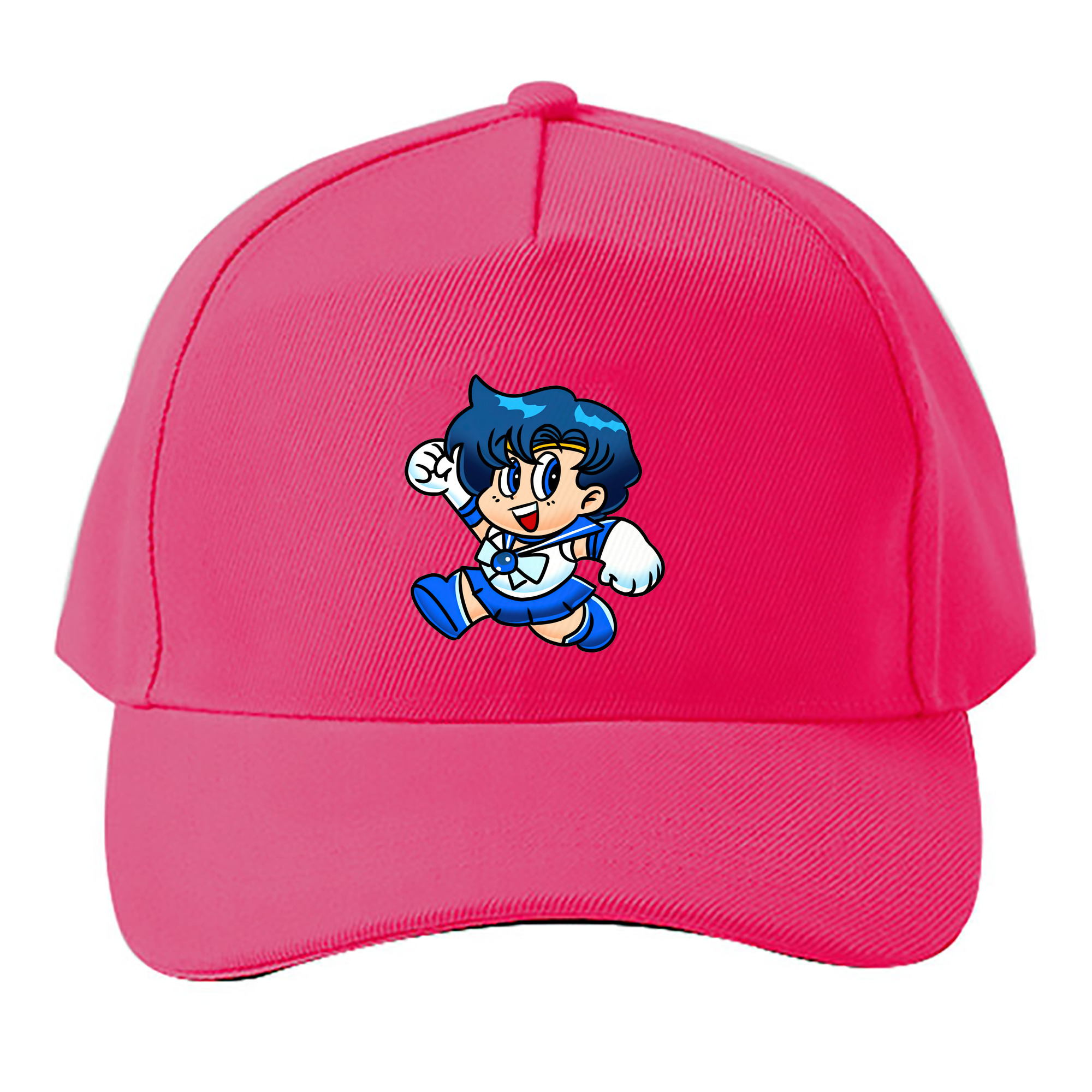 （画像用） 美少女戦士セーラームーン 水野 亜美 みずの あみ Sailor Moon Mizuno Ami ベースボールキャップ 綿100％ 男女兼用 帽子 スポーツ