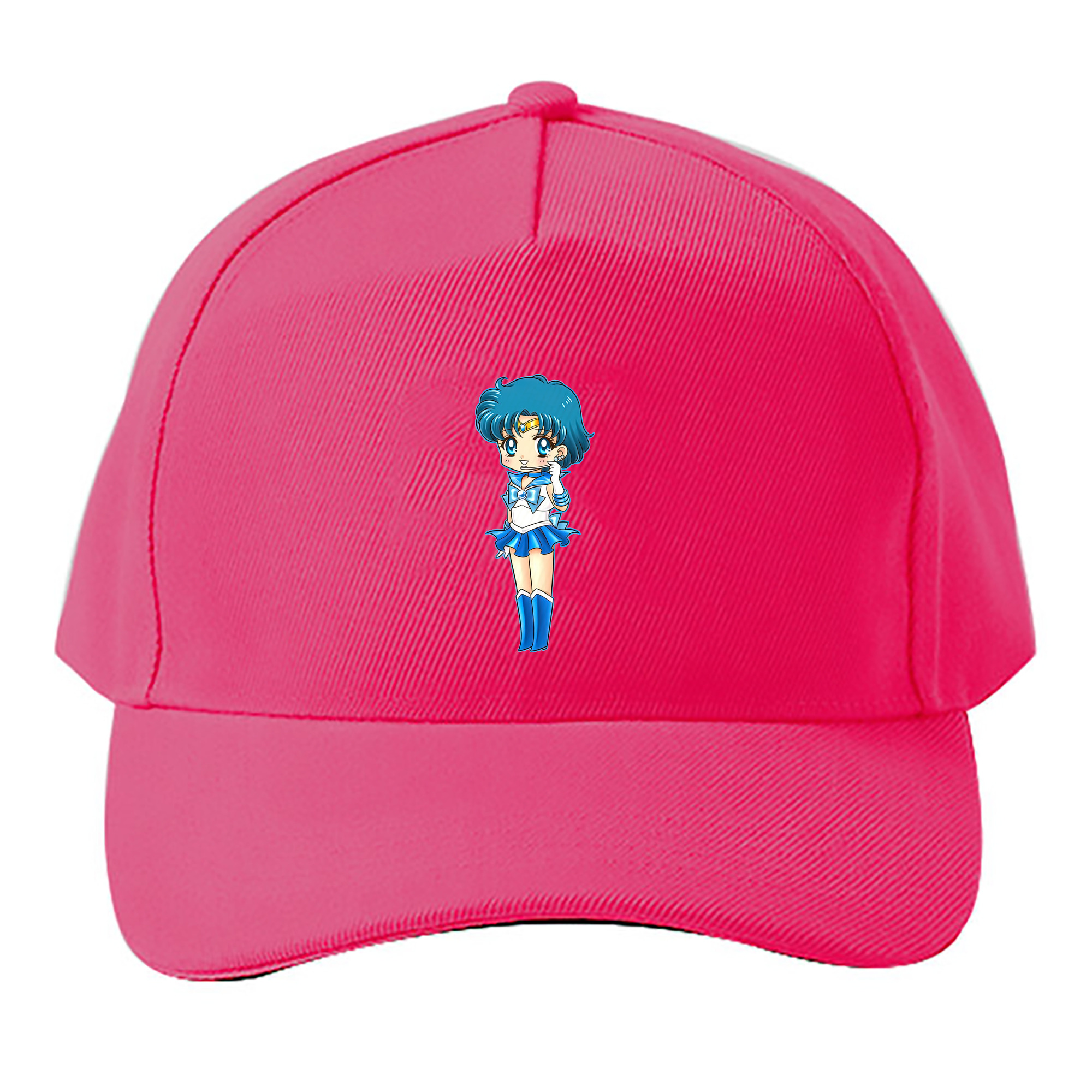 （画像用） 美少女戦士セーラームーン 水野 亜美 みずの あみ Sailor Moon Mizuno Ami ベースボールキャップ 綿100％ 男女兼用 帽子 スポーツ