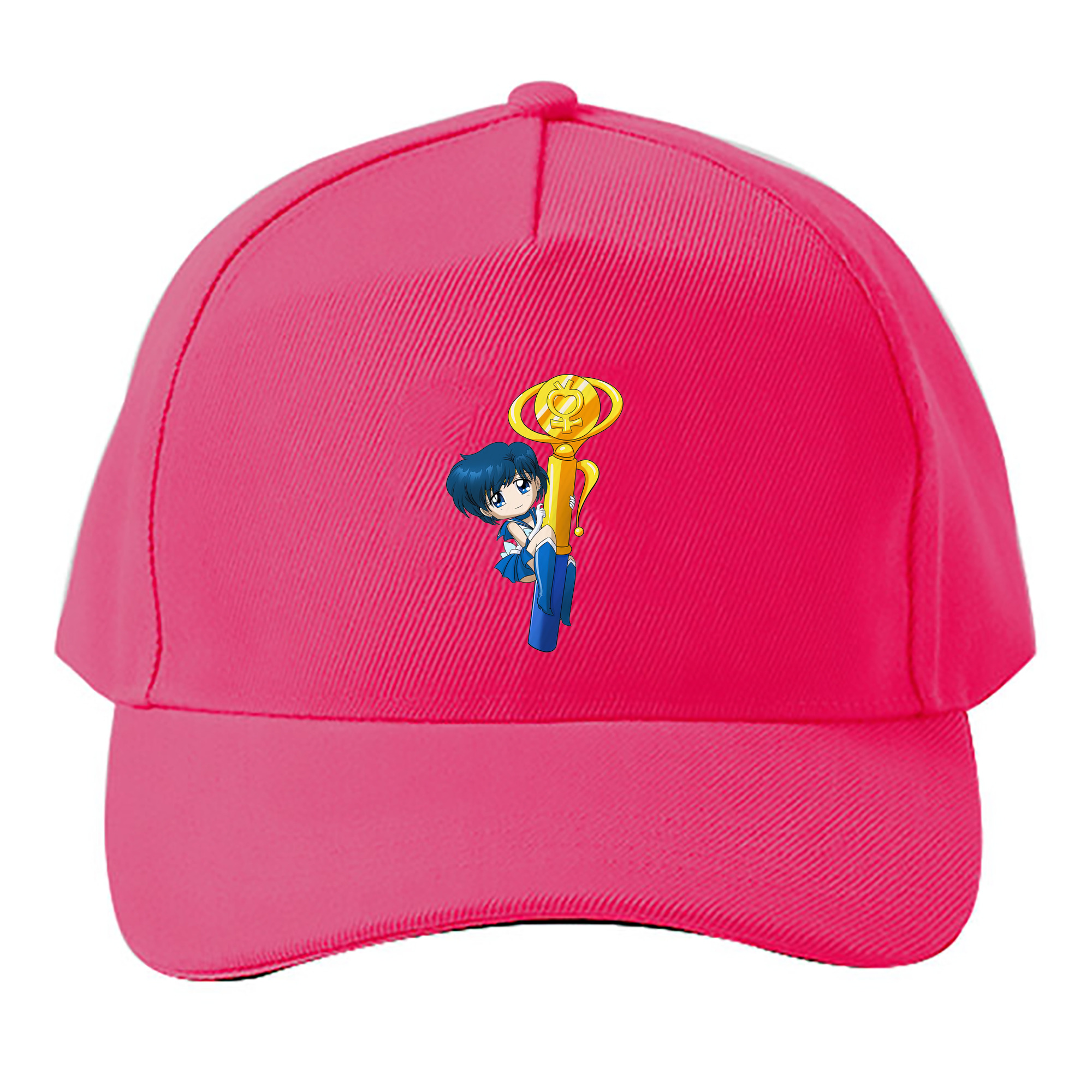 （画像用） 美少女戦士セーラームーン 水野 亜美 みずの あみ Sailor Moon Mizuno Ami ベースボールキャップ 綿100％ 男女兼用 帽子 スポーツ