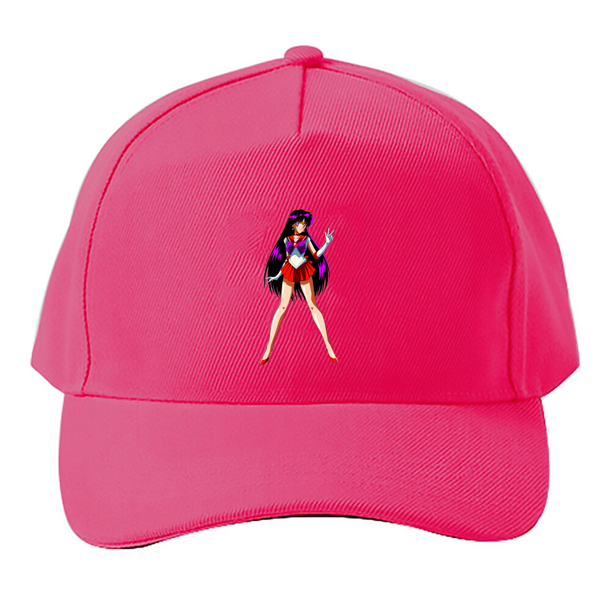 （画像用） 美少女戦士セーラームーン 火野レイ ひの レイ Sailor Moon Hino Rei （セーラーマーズ,Sailor Mars） ベースボールキャップ 綿100％ 男女兼用 帽子 スポーツ