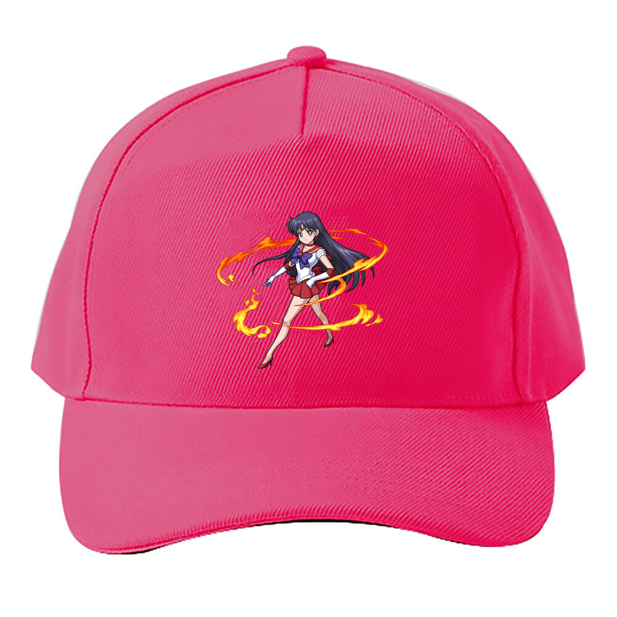 （画像用） 美少女戦士セーラームーン 火野レイ ひの レイ Sailor Moon Hino Rei （セーラーマーズ,Sailor Mars） ベースボールキャップ 綿100％ 男女兼用 帽子 スポーツ